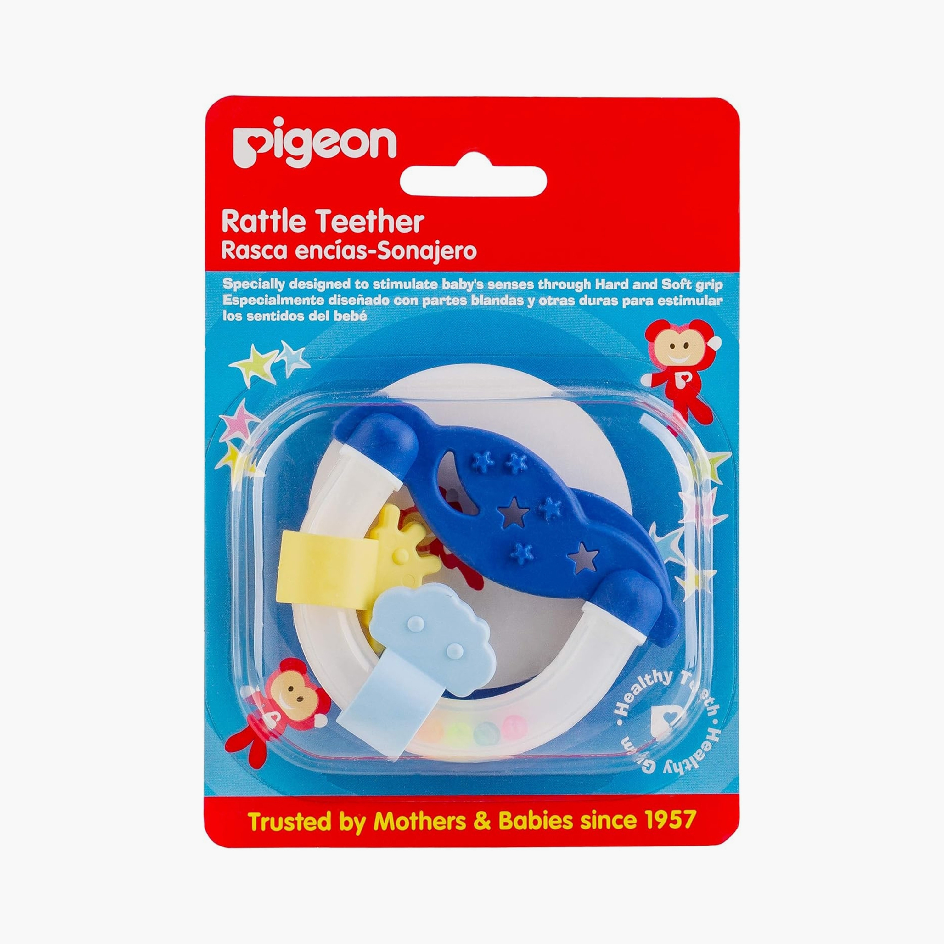 Pigeon BPA Free Rattle Teether-baby-feeding-teethers-image-1