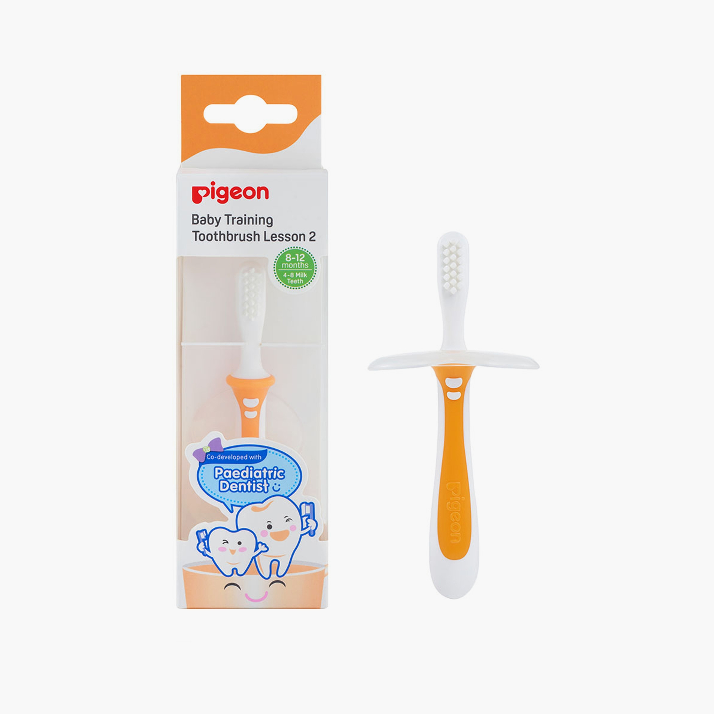 Pigeon Baby Training Toothbrush - Lesson 2-baby-bathandcare-oralcare-image-1