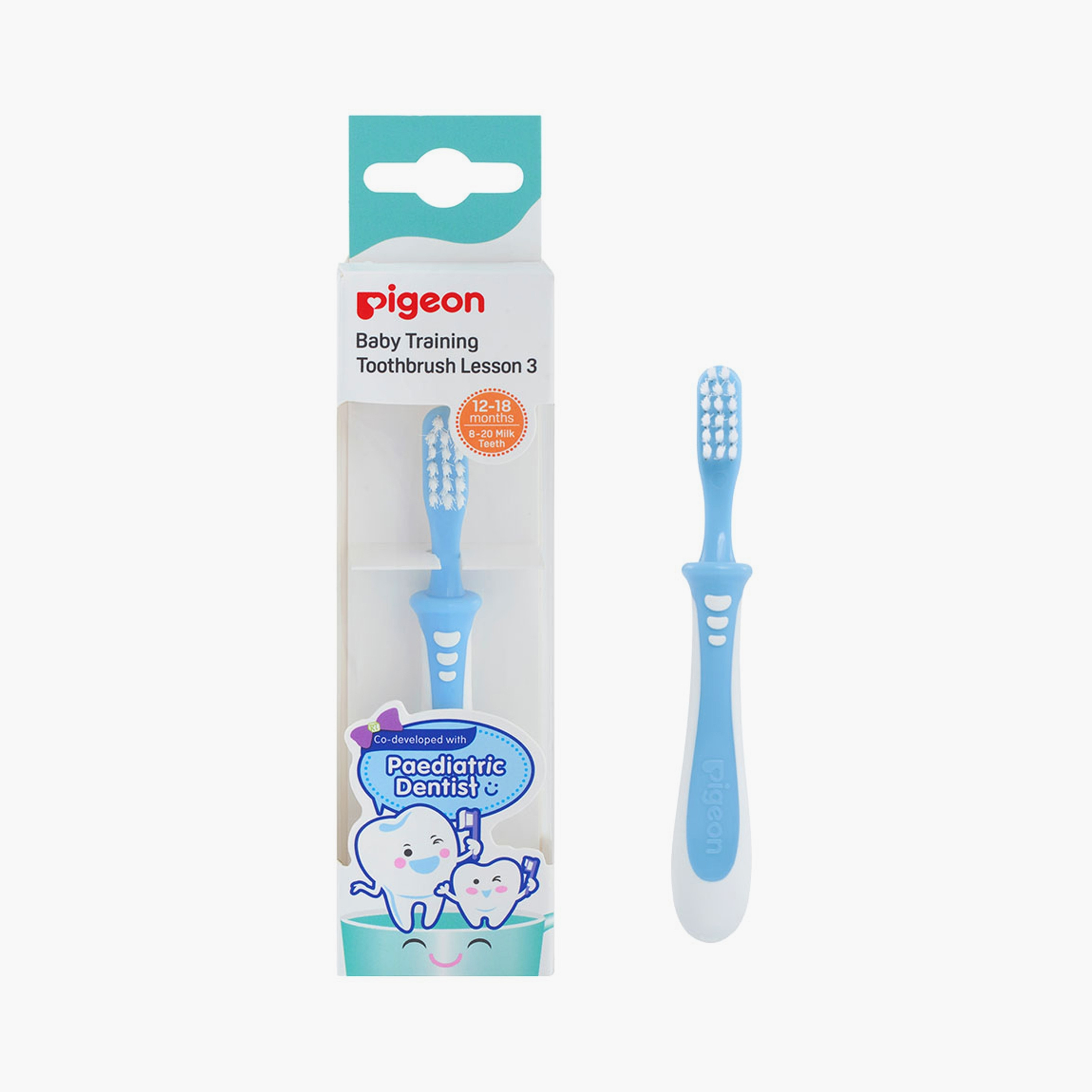 Pigeon Baby Training Toothbrush - Lesson 3-baby-bathandcare-oralcare-image-1