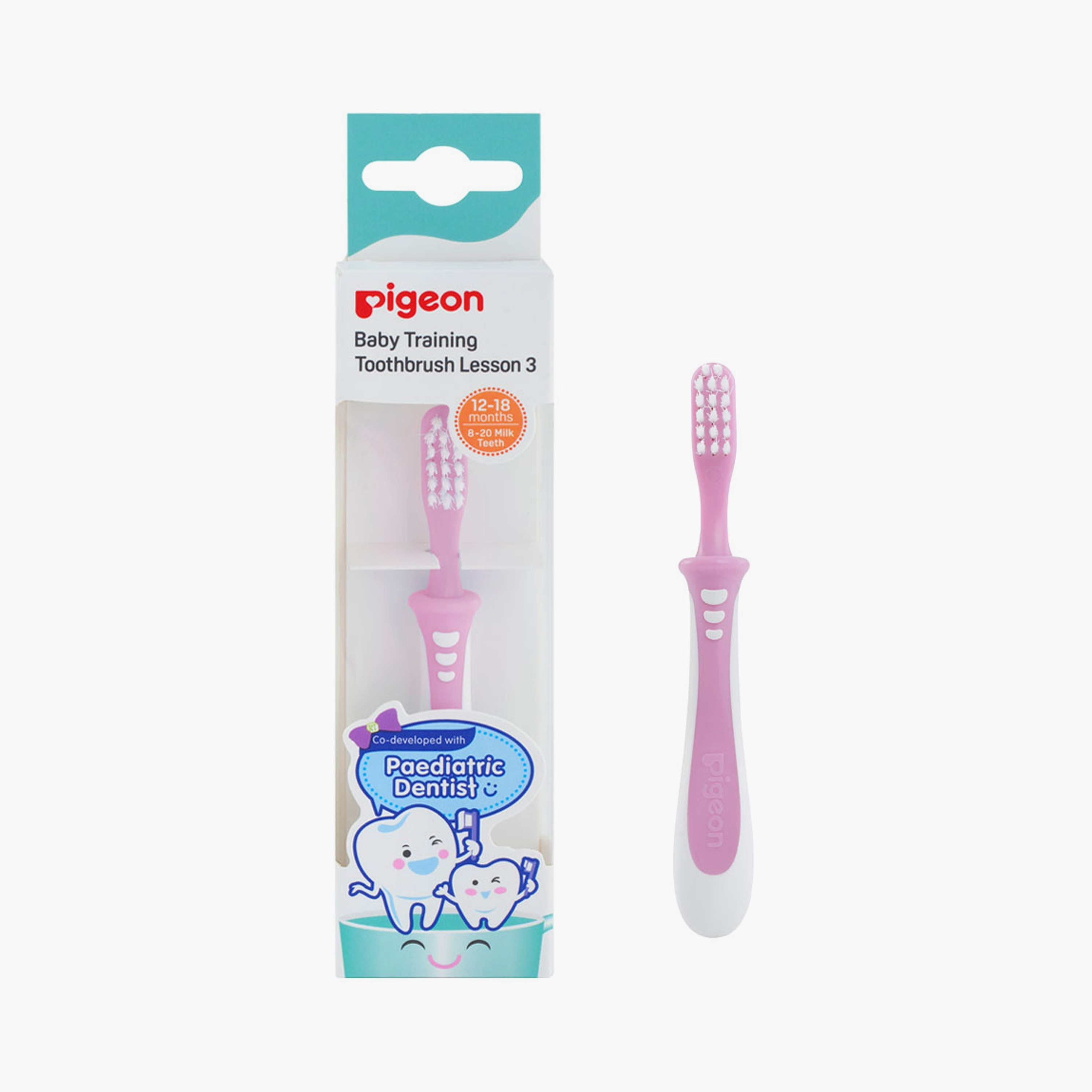 Pigeon Baby Training Toothbrush - Lesson 3-baby-bathandcare-oralcare-image-2