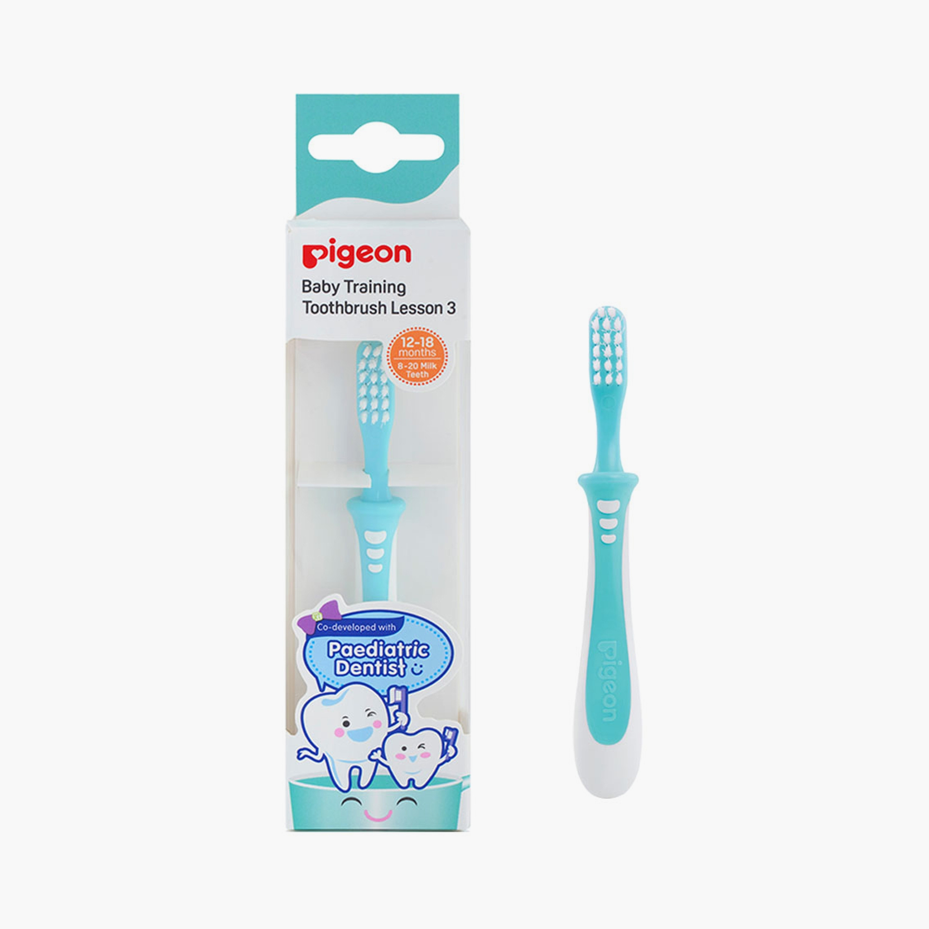 Pigeon Baby Training Toothbrush - Lesson 3-baby-bathandcare-oralcare-image-3
