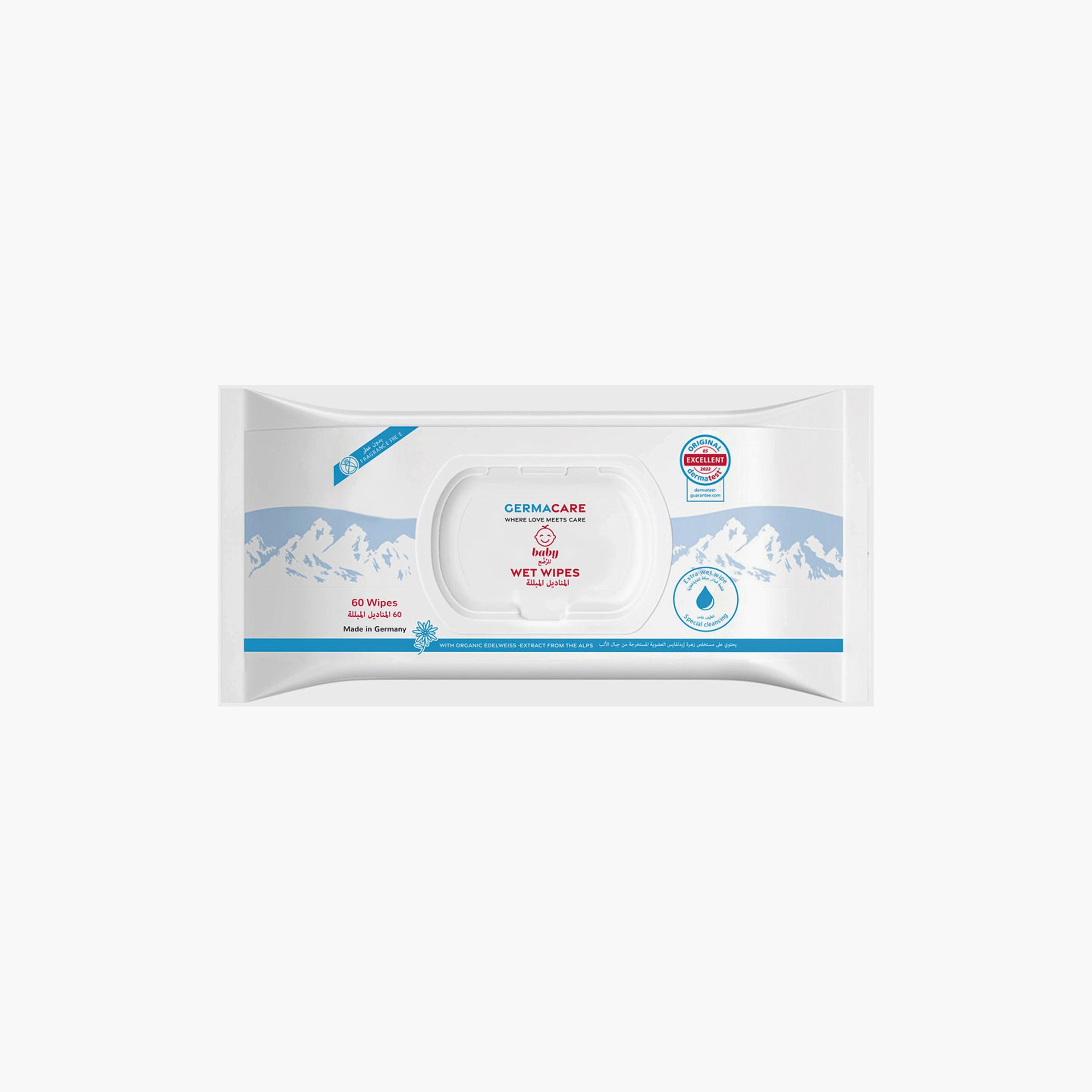 Germacare 60-Sheets Wet Wipes-baby-bathandcare-wipes-image-1