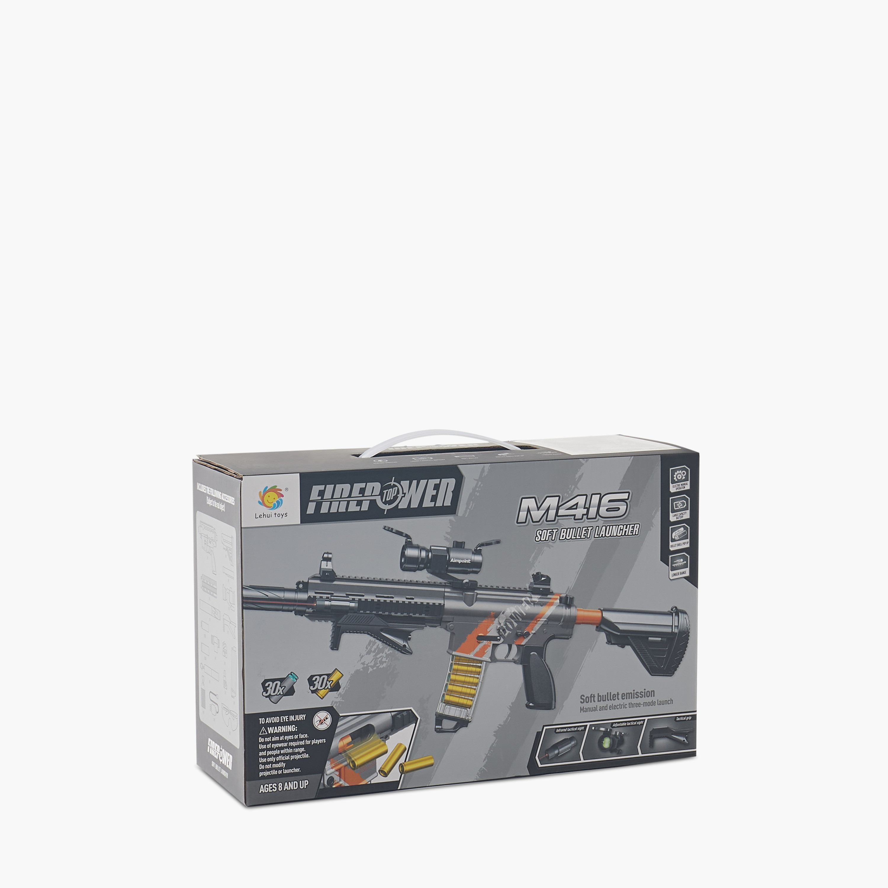 Firepower M416 Soft Bullet Launcher Gun Playset-toys-outdoor-gunsandfoamblasters-image-16