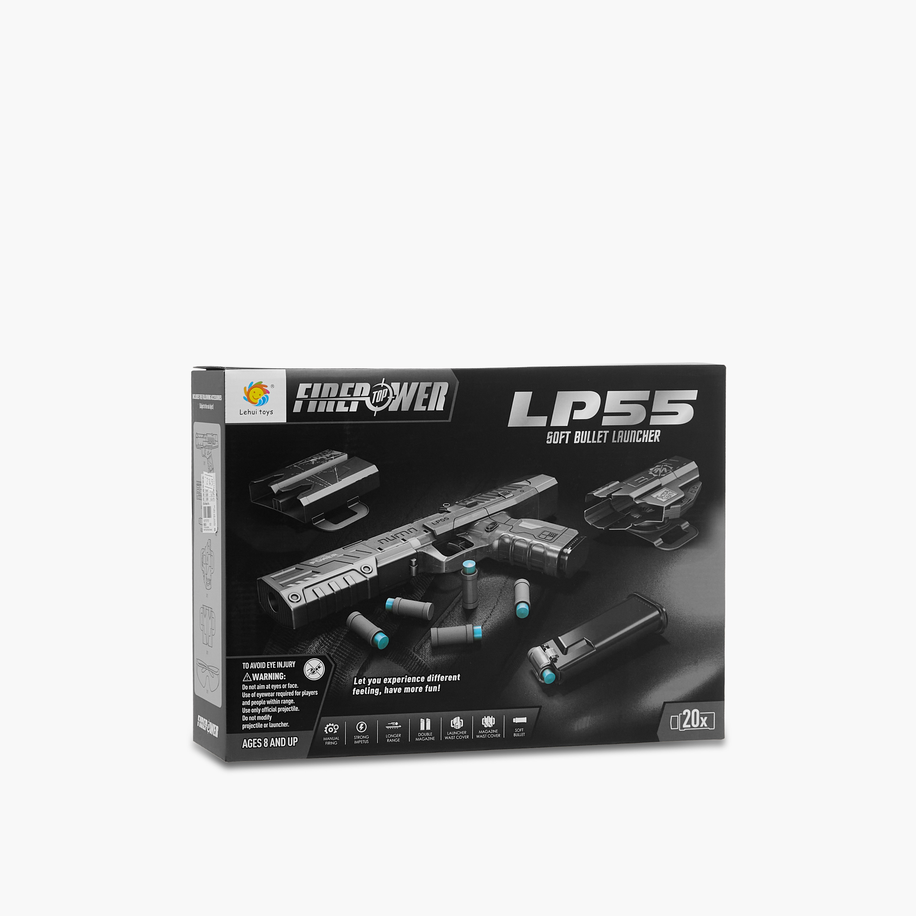 Firepower LP55 Soft Bullet Launcher Gun Playset-toys-outdoor-gunsandfoamblasters-image-12