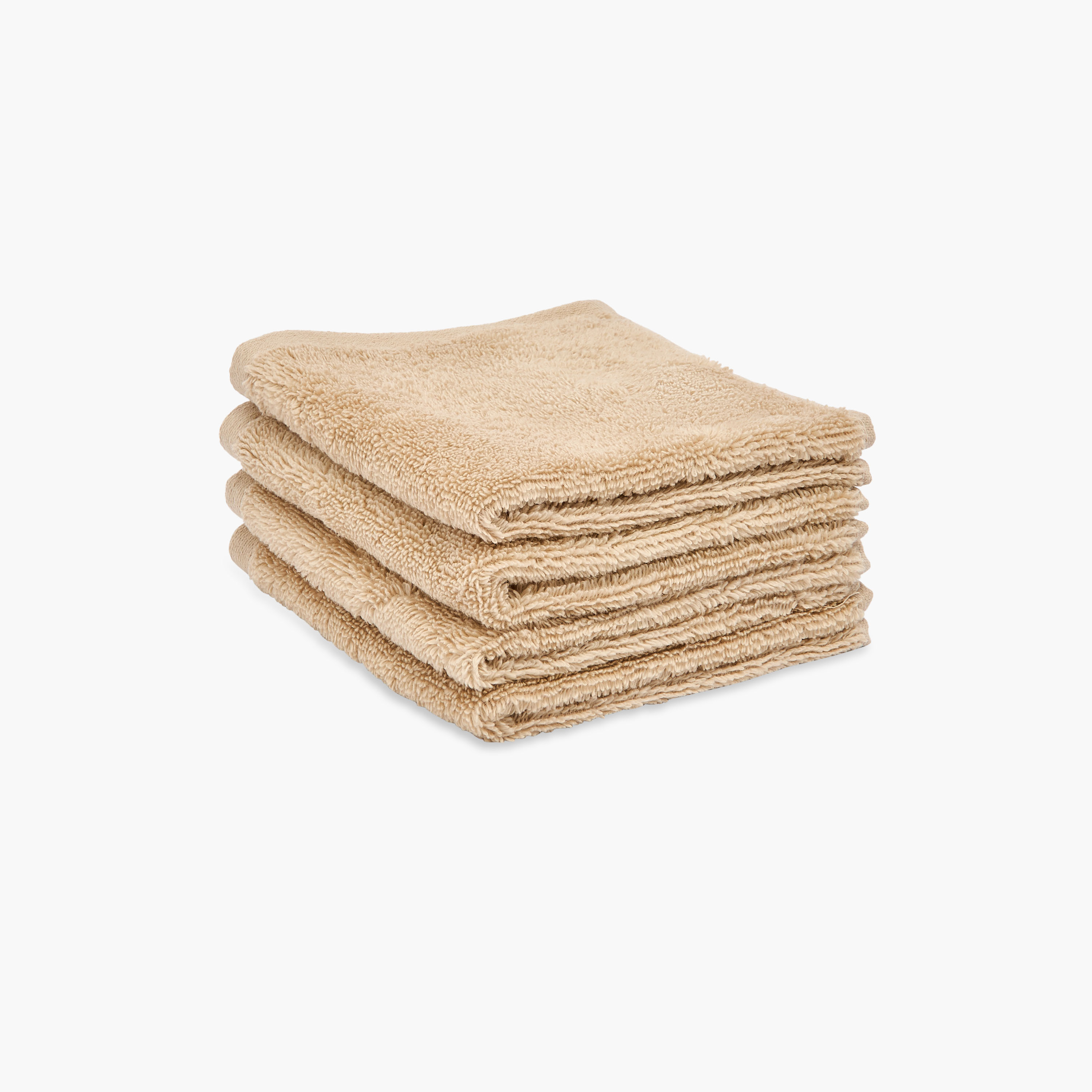 Juniors 4-Piece Textured Small Towel Set - 33x33 cm-baby-bathandcare-towels-image-2