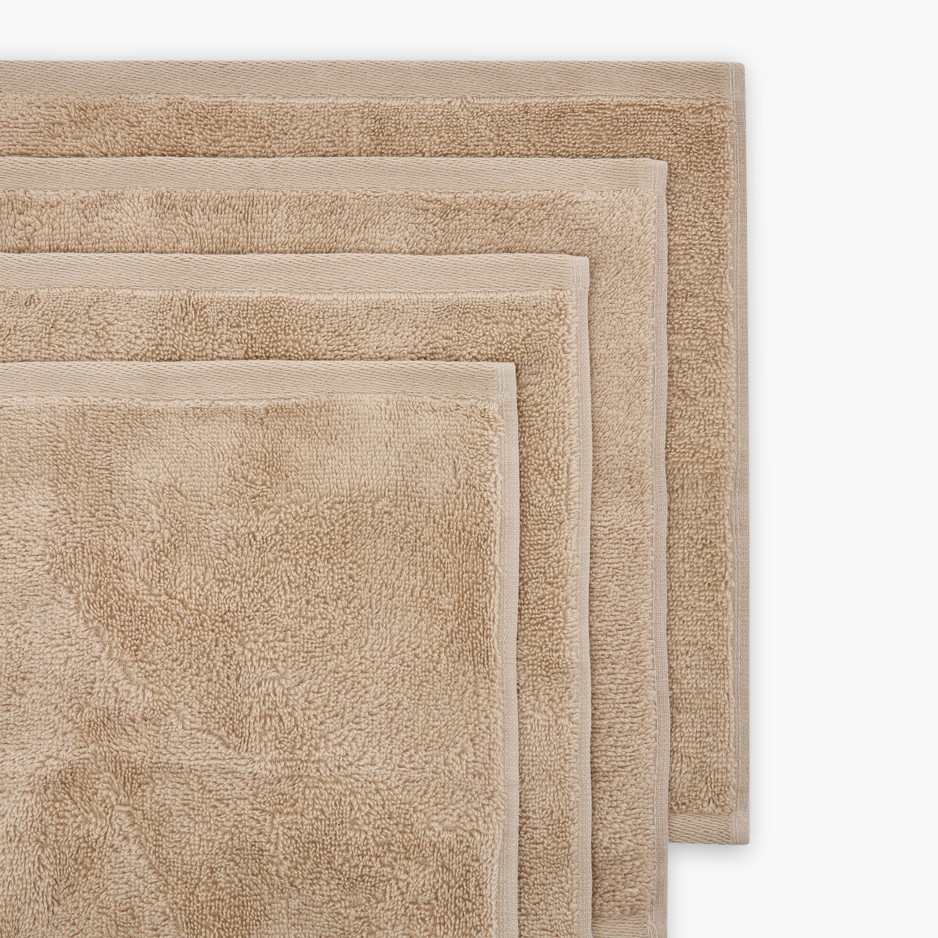 Juniors 4-Piece Textured Small Towel Set - 33x33 cm-baby-bathandcare-towels-image-4