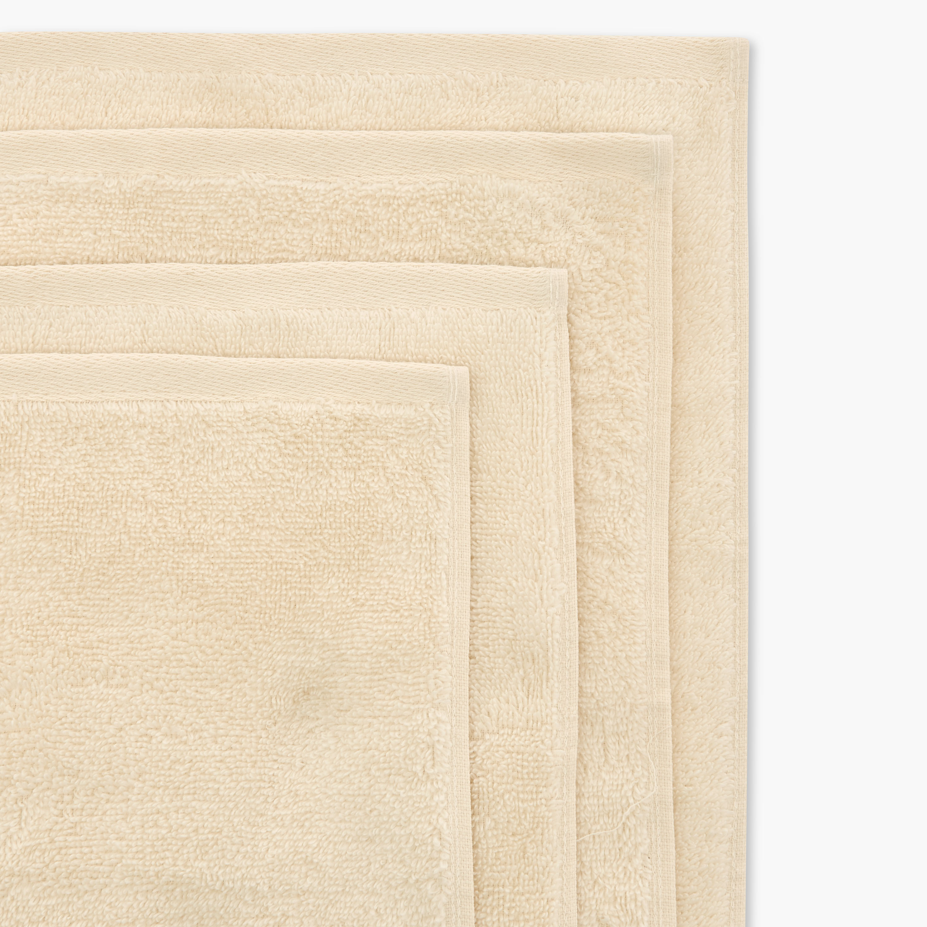 Juniors 4-Piece Textured Small Towel Set - 33x33 cm-baby-bathandcare-towels-image-4