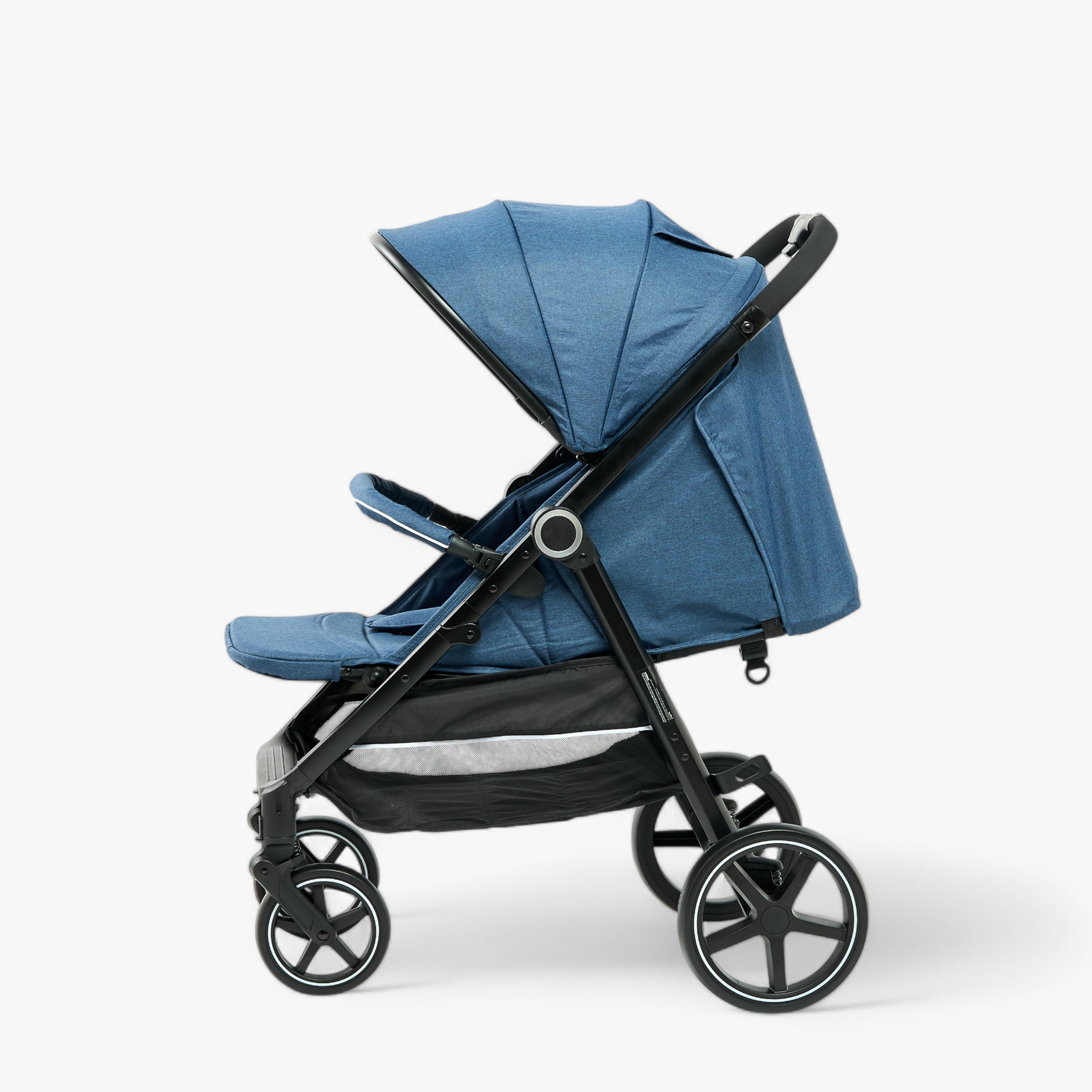 Giggles Larry Full Size Stroller with Push Button Folding System, Metal Frame and Wheel Lock-baby-gear-strollersandprams-strollers-image-3