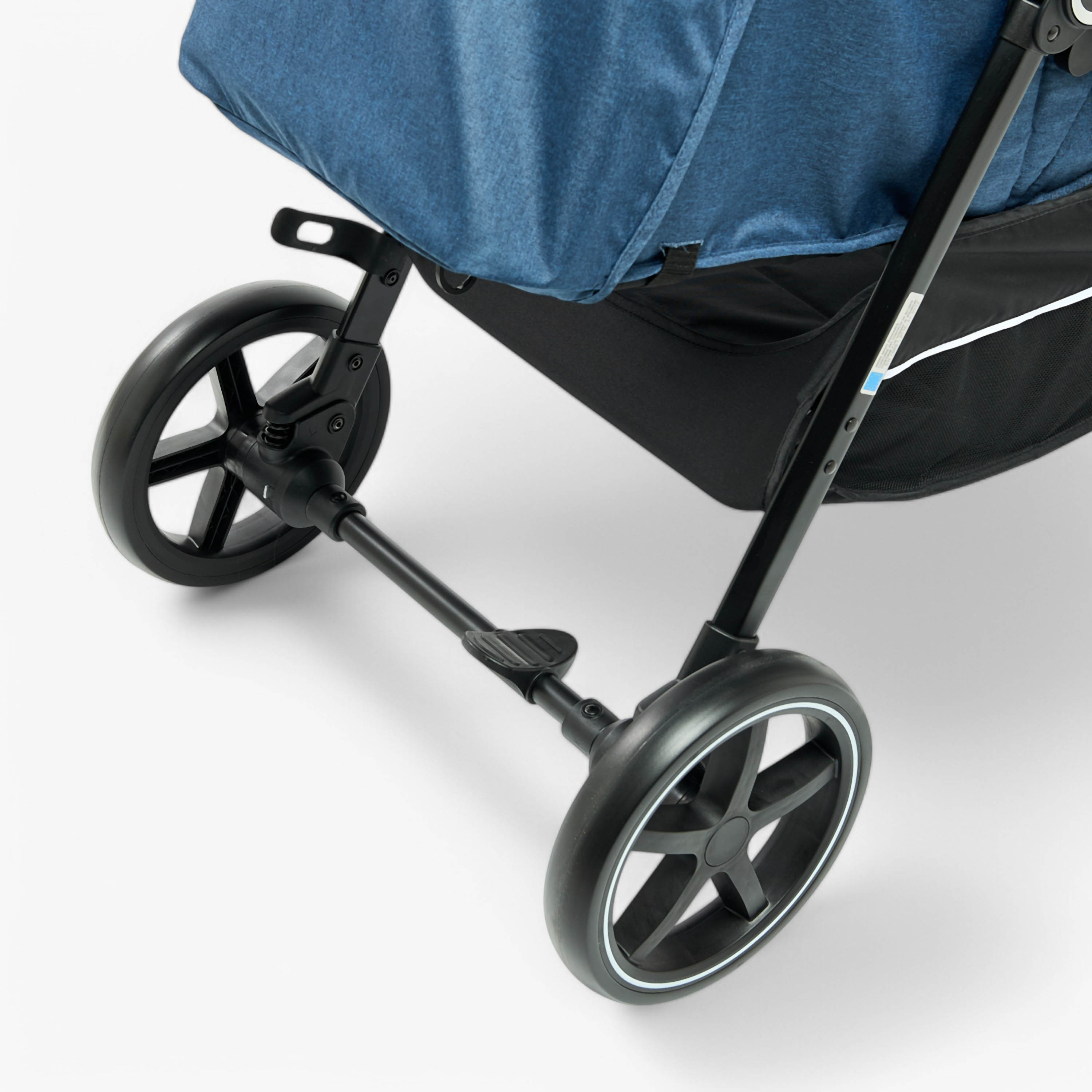 Giggles Larry Full Size Stroller with Push Button Folding System, Metal Frame and Wheel Lock-baby-gear-strollersandprams-strollers-image-4