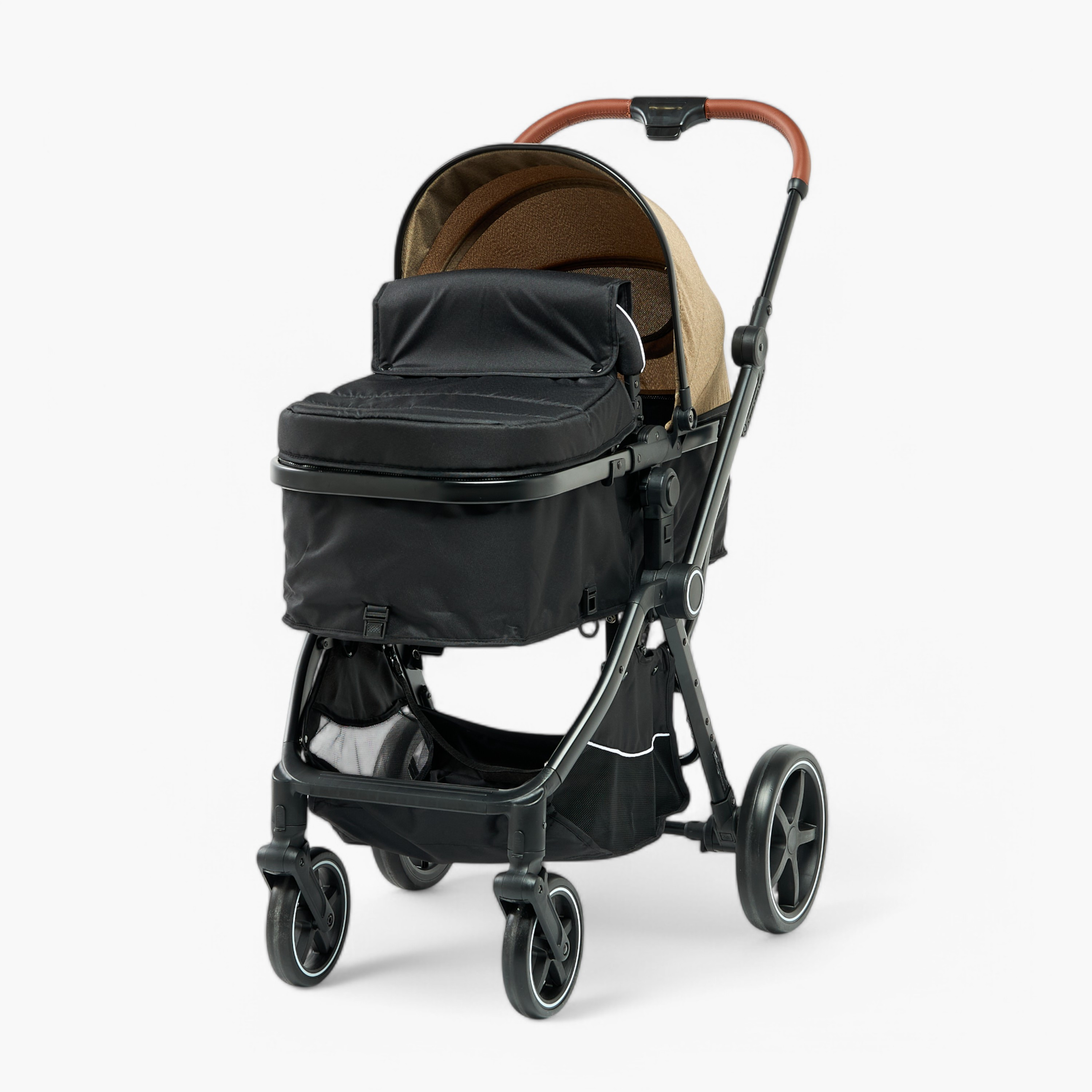 عربة أطفال ماك كاملة الحجم بنظام طي بضغطة زر وإطار ألومنيوم وقفل للعجلات من جيجلز-baby-gear-strollersandprams-strollers-image-9