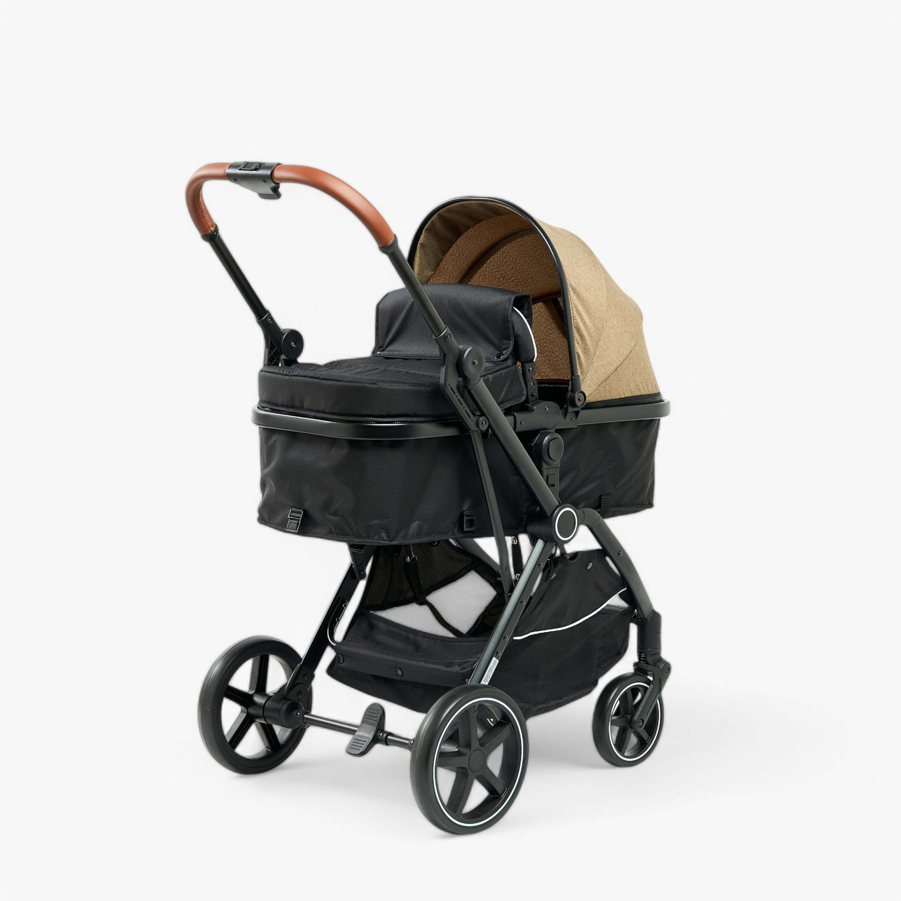 عربة أطفال ماك كاملة الحجم بنظام طي بضغطة زر وإطار ألومنيوم وقفل للعجلات من جيجلز-baby-gear-strollersandprams-strollers-image-6