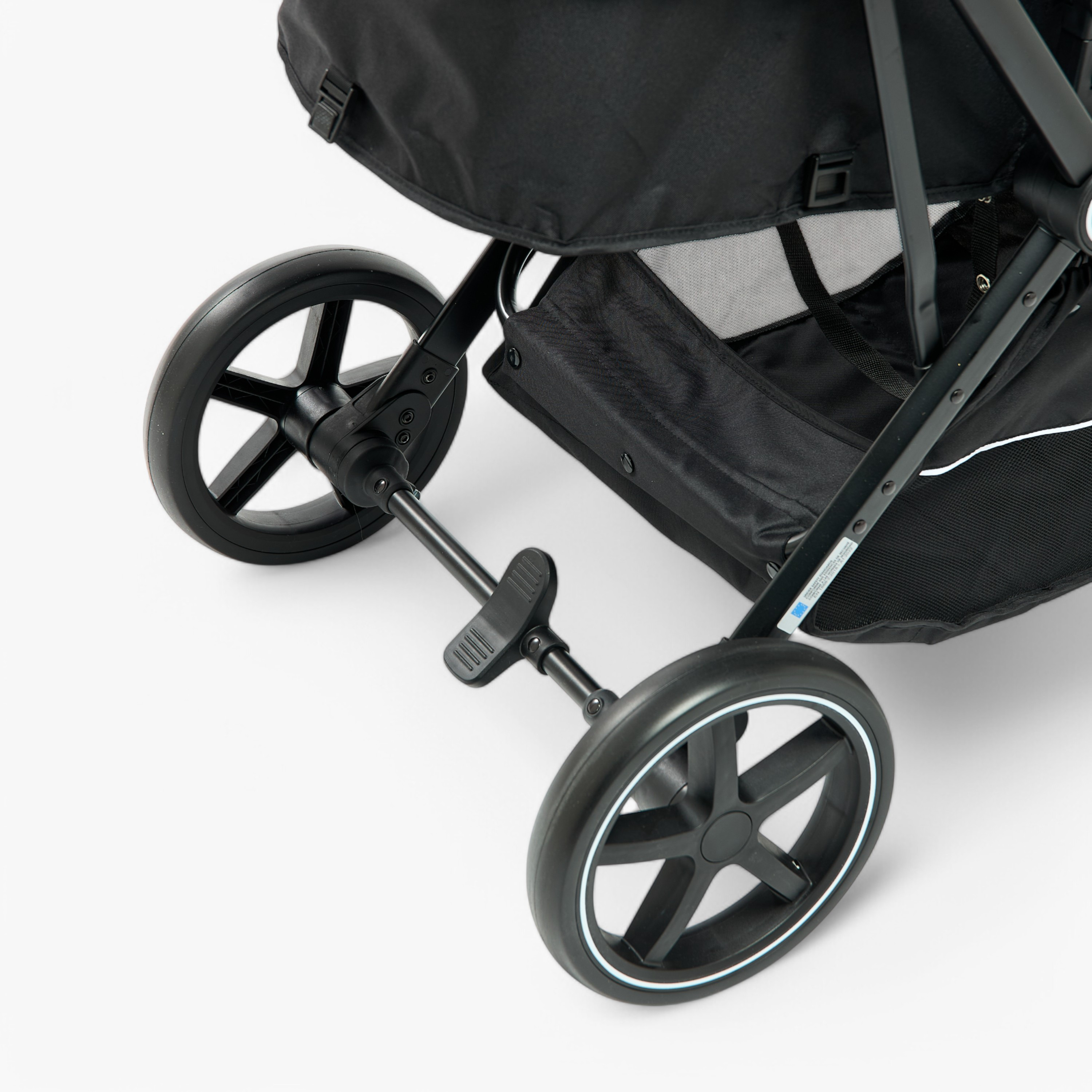 عربة أطفال ماك كاملة الحجم بنظام طي بضغطة زر وإطار ألومنيوم وقفل للعجلات من جيجلز-baby-gear-strollersandprams-strollers-image-5