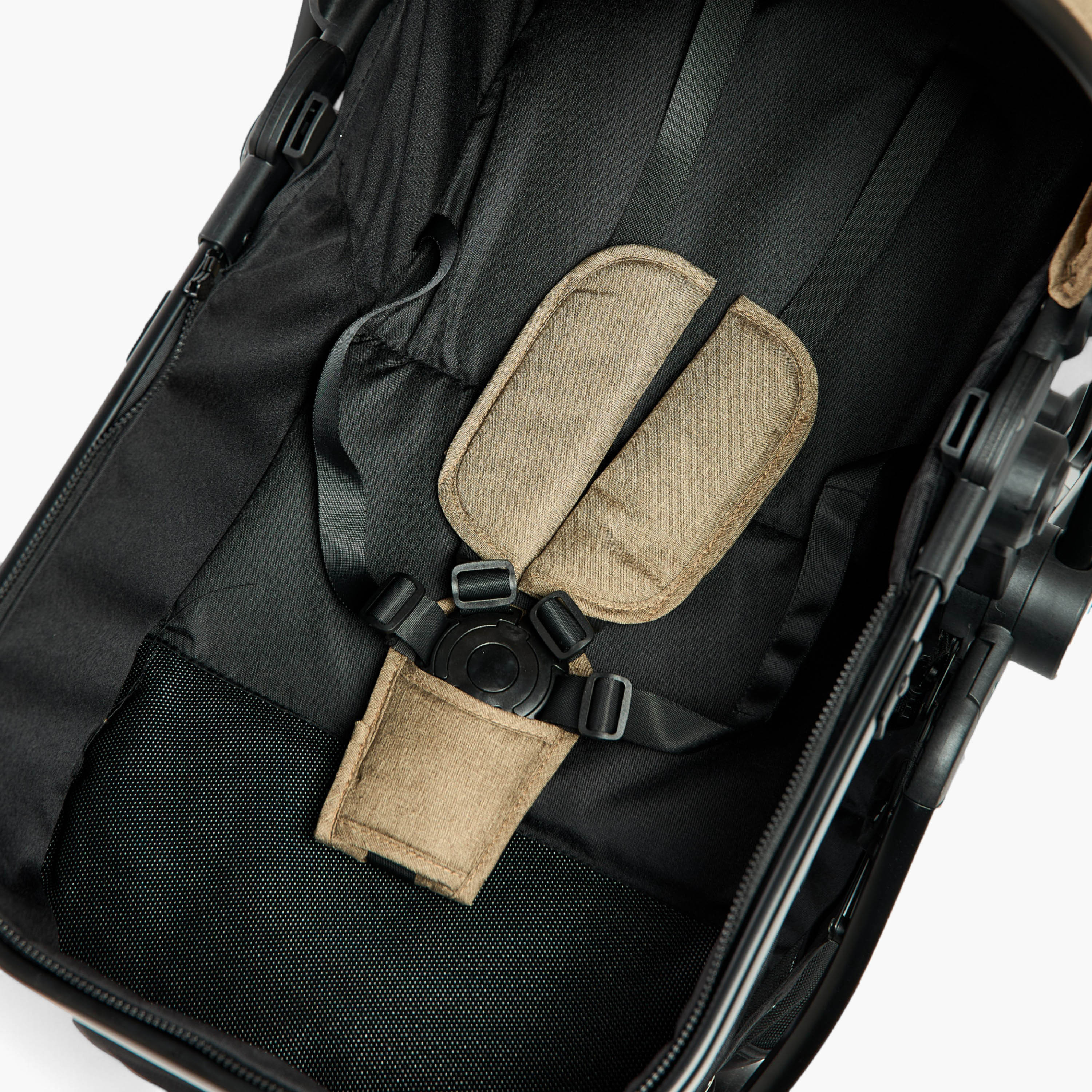 عربة أطفال ماك كاملة الحجم بنظام طي بضغطة زر وإطار ألومنيوم وقفل للعجلات من جيجلز-baby-gear-strollersandprams-strollers-image-2