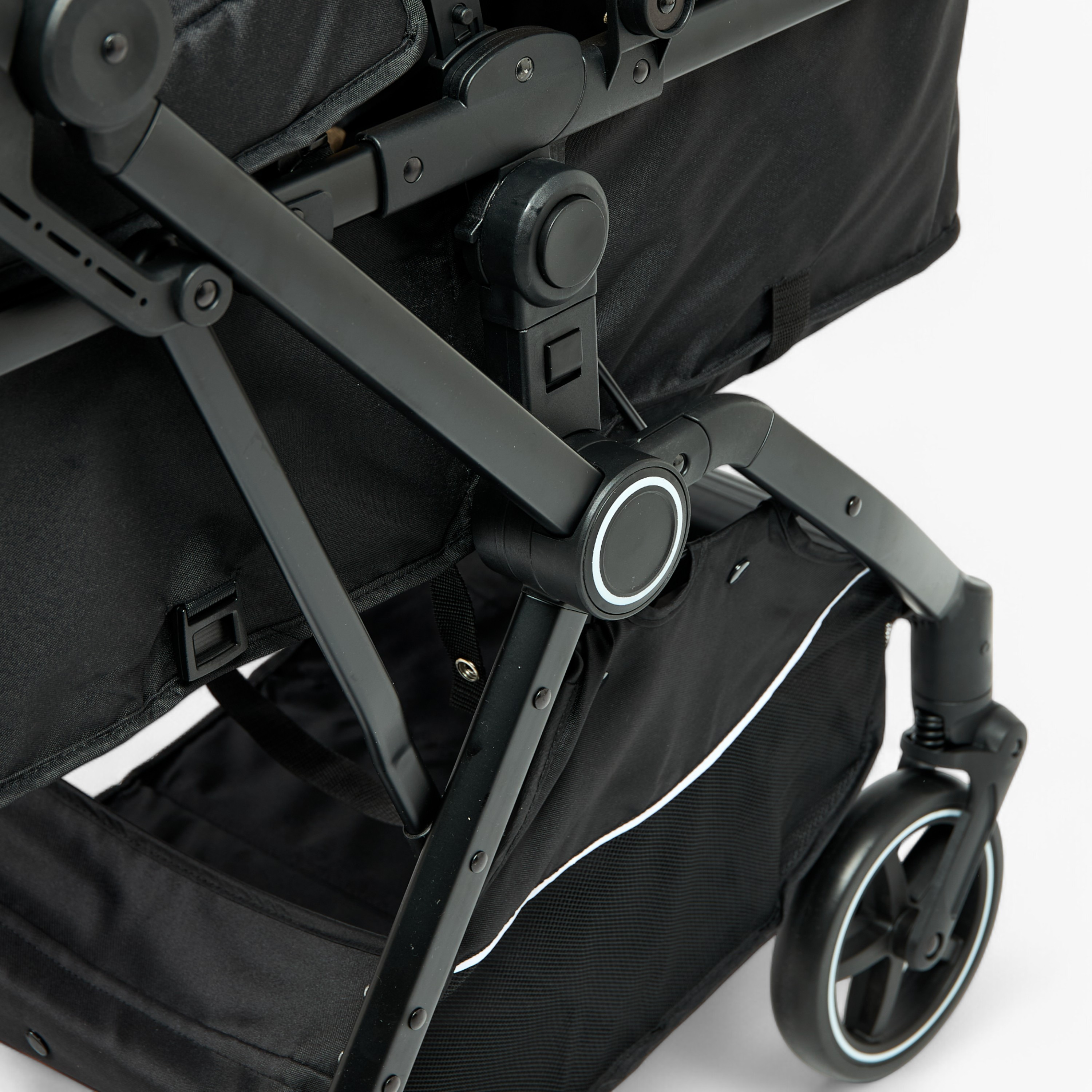 عربة أطفال ماك كاملة الحجم بنظام طي بضغطة زر وإطار ألومنيوم وقفل للعجلات من جيجلز-baby-gear-strollersandprams-strollers-image-1