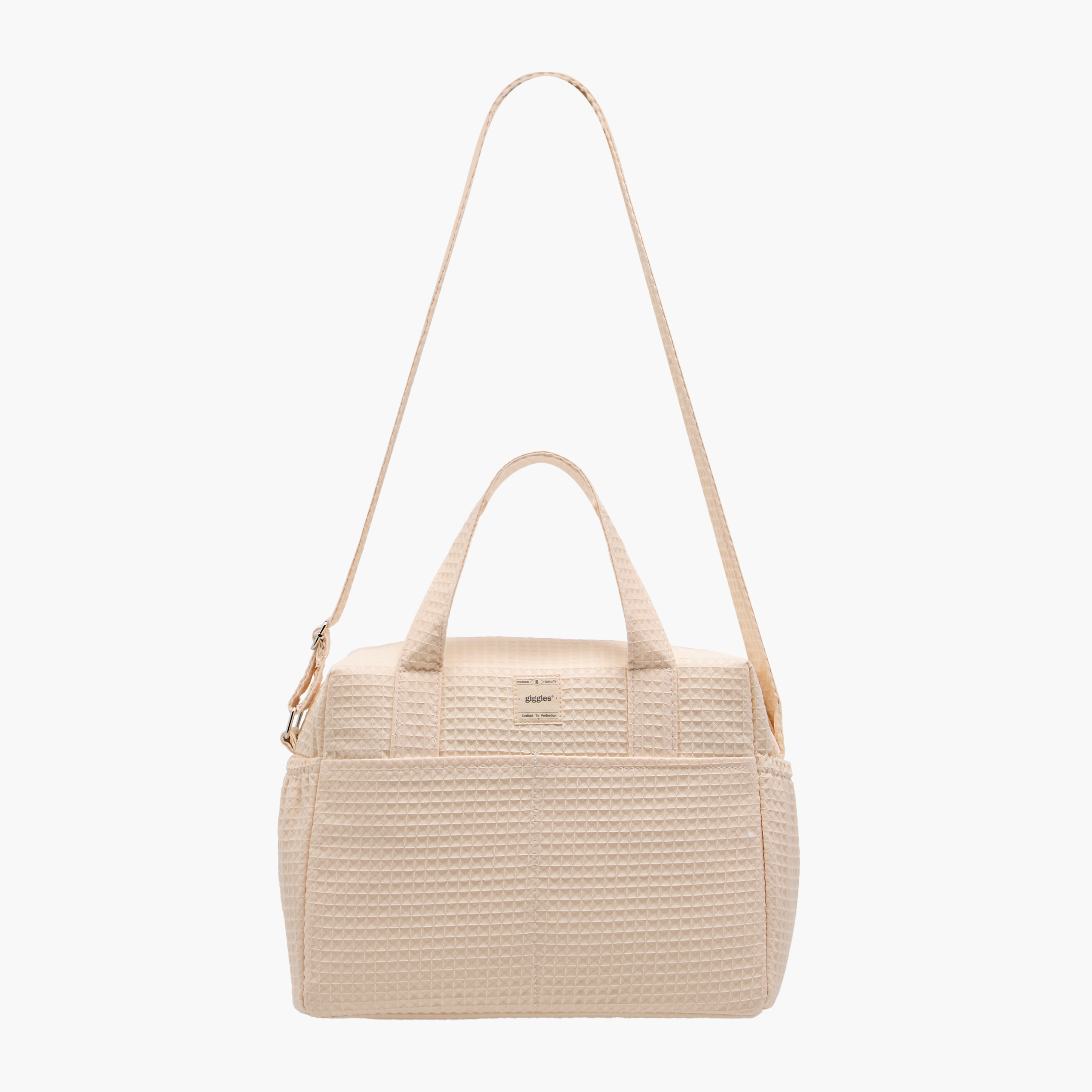 Giggles Pique Textured Diaper Bag with Zip Closure-baby-diapering-diaperbags-image-5