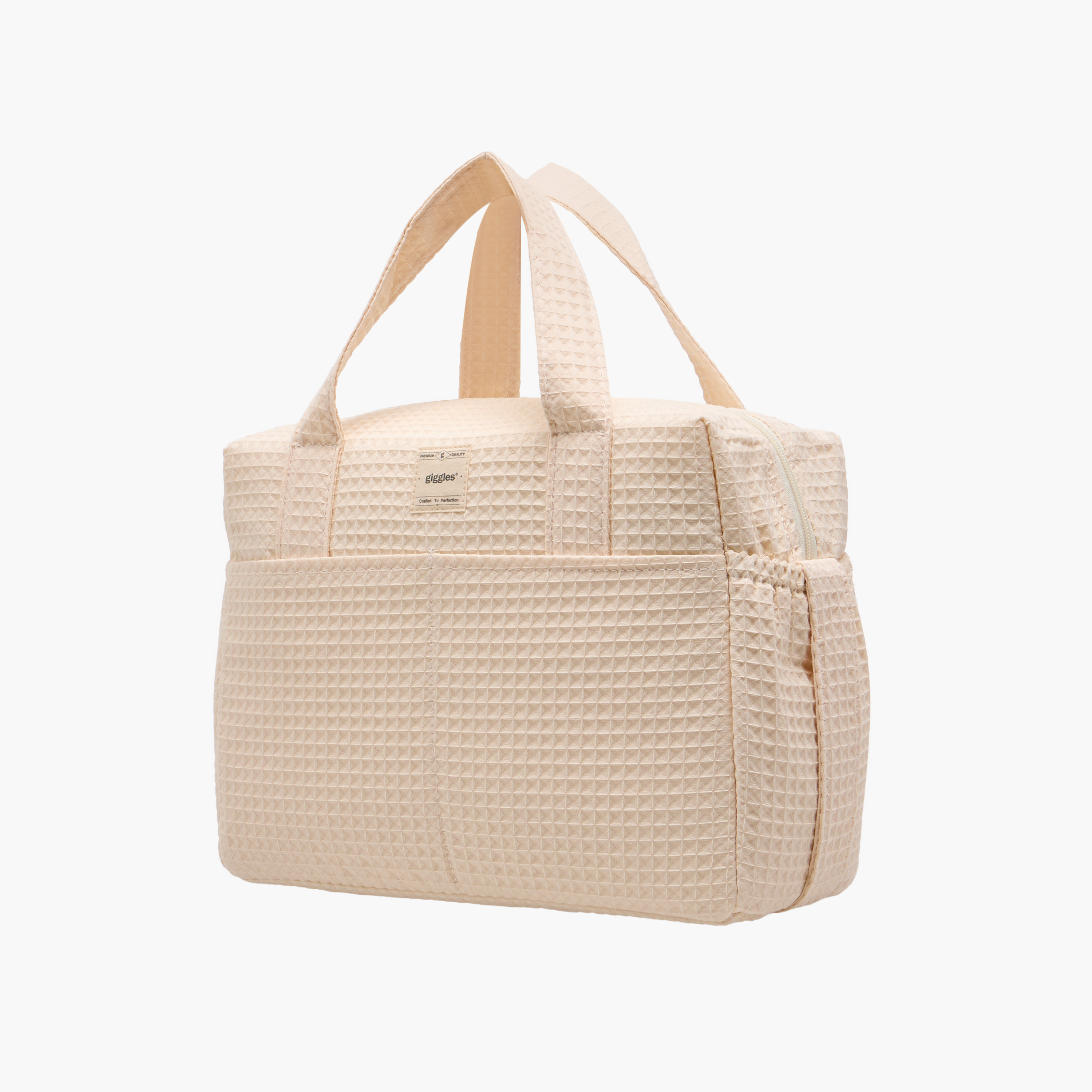 Giggles Pique Textured Diaper Bag with Zip Closure-baby-diapering-diaperbags-image-7