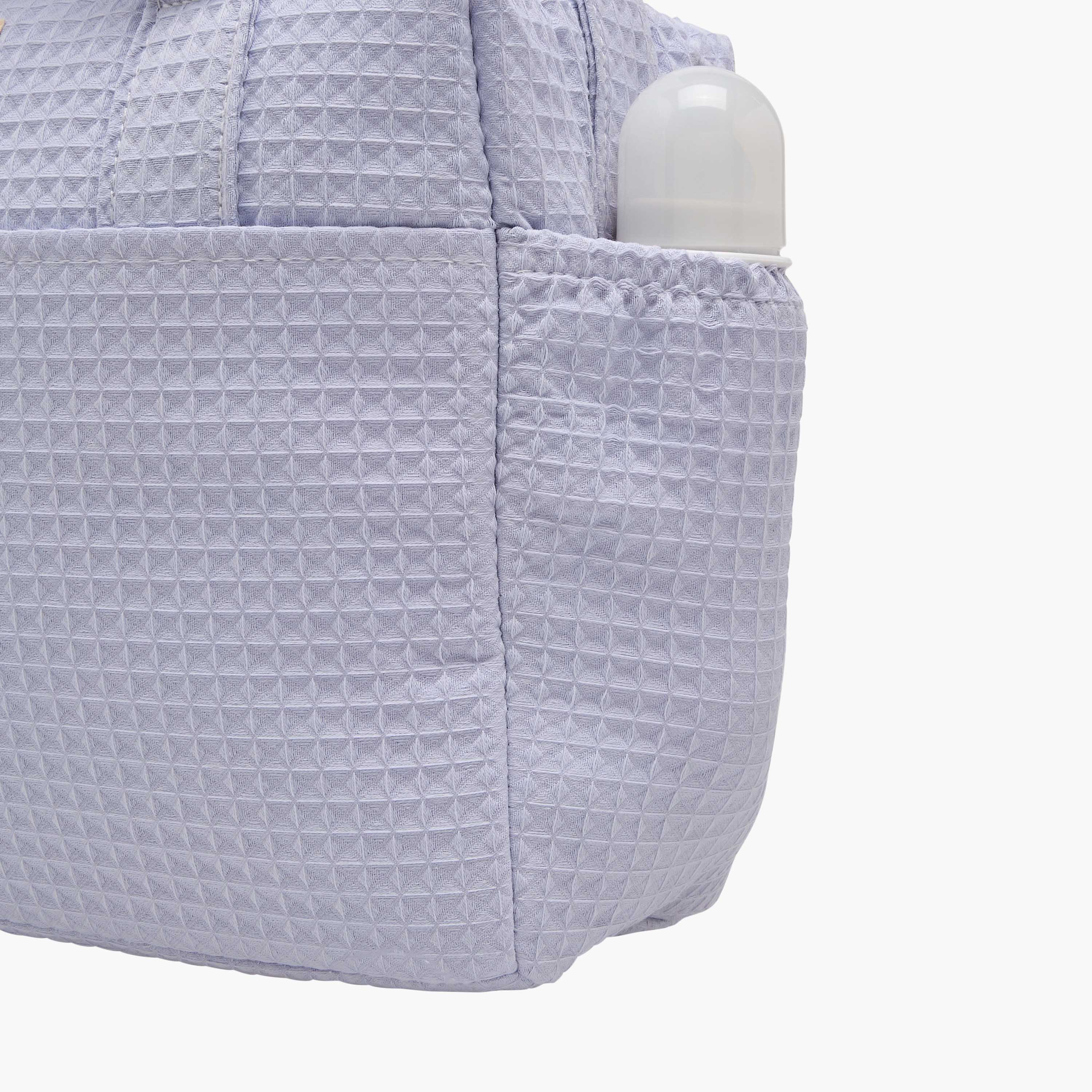 Giggles Pique Textured Diaper Bag with Zip Closure-baby-diapering-diaperbags-image-11