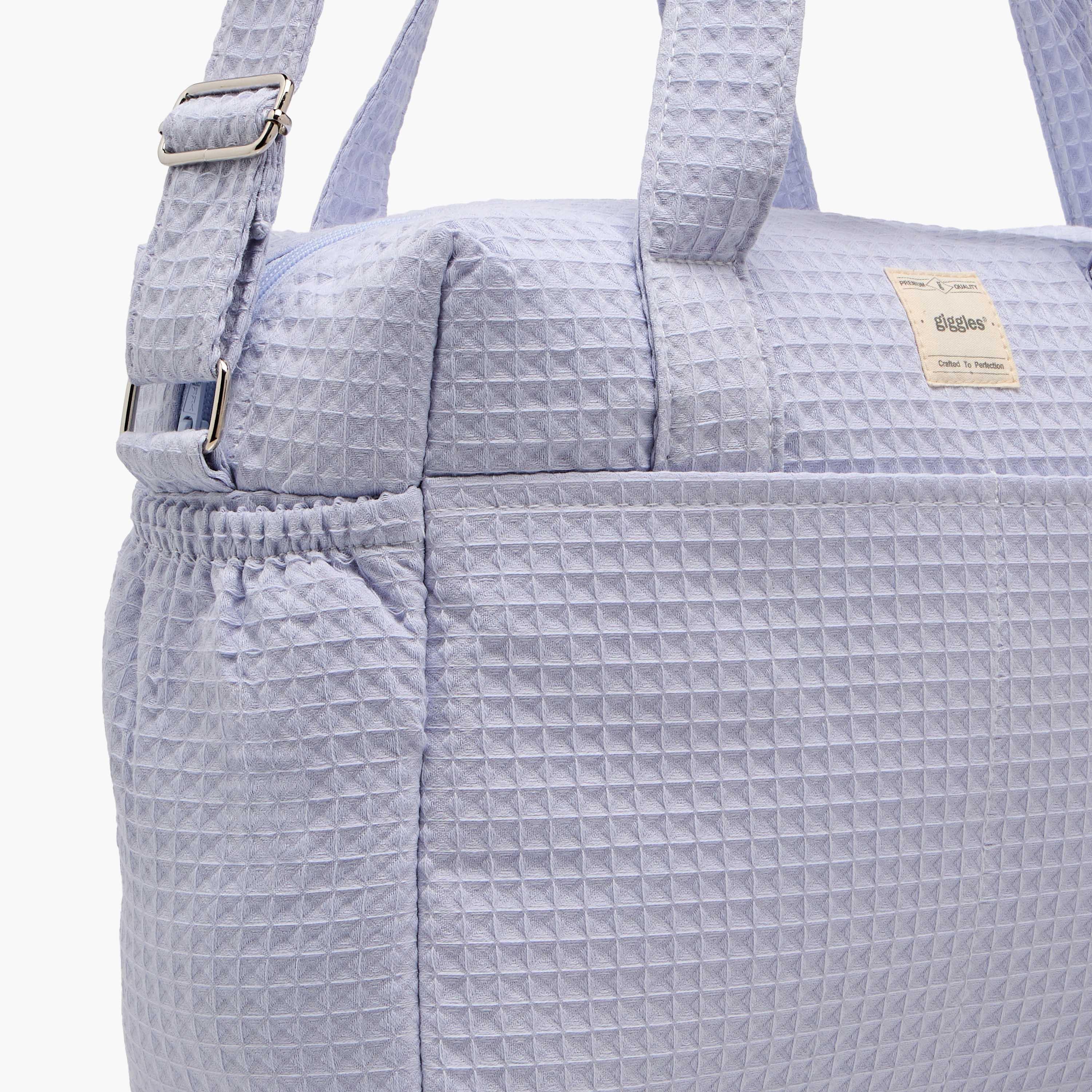 Giggles Pique Textured Diaper Bag with Zip Closure-baby-diapering-diaperbags-image-12