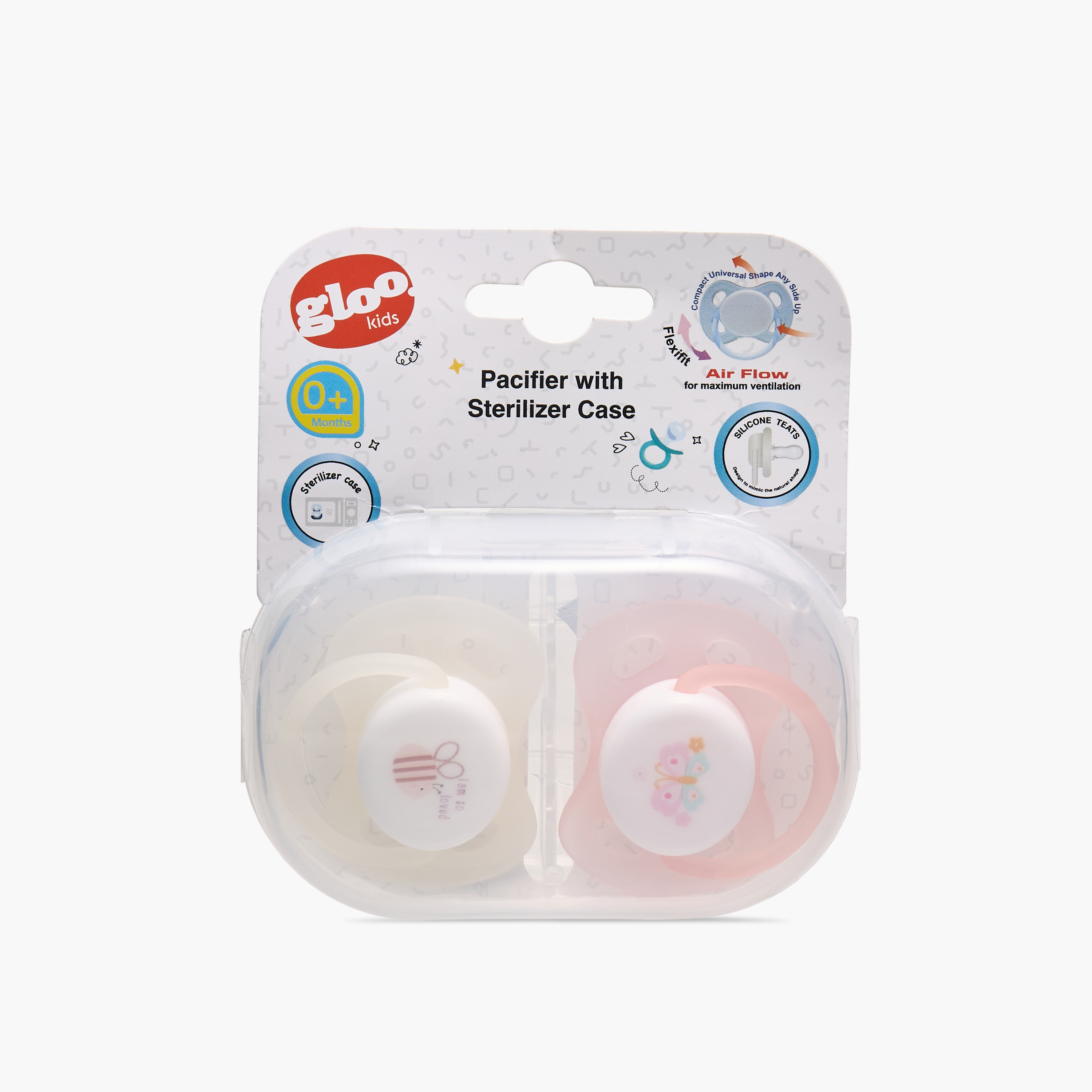 Gloo Silicone Soother with Steriliser Case - Set of 2-baby-feeding-pacifiers-image-6