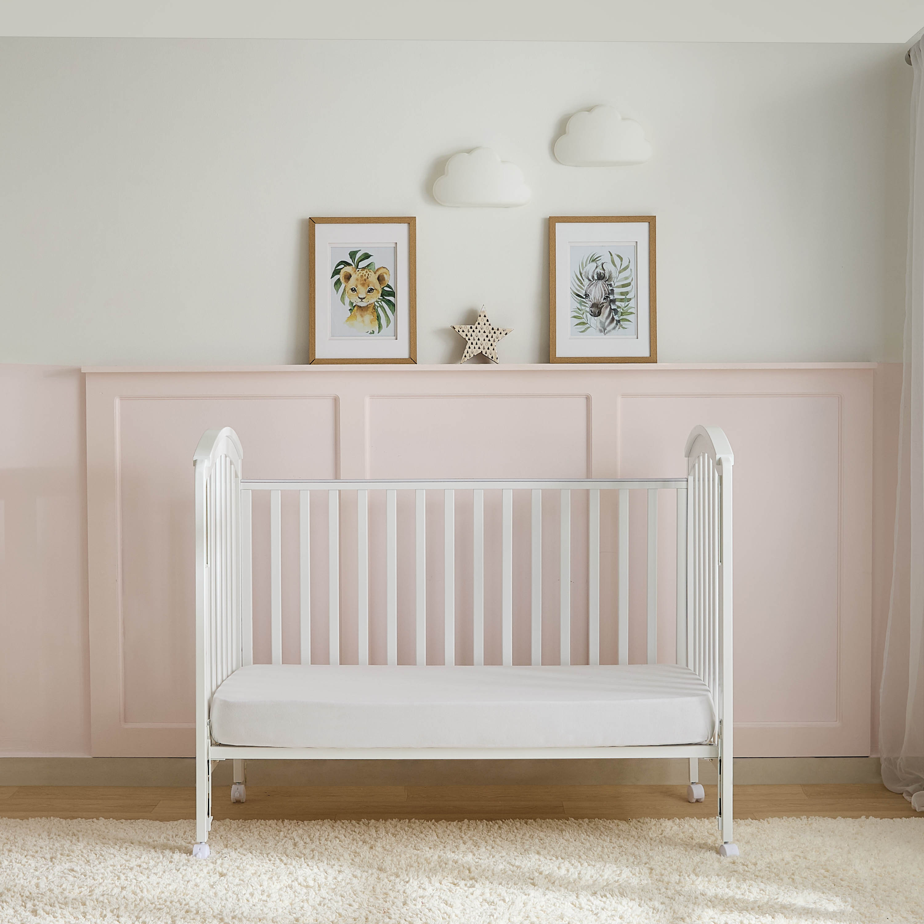 Juniors Capri Crib with Adjustable Height and Side Rails (Up to 3 years)-baby-nursery-furniture-cribsandbeds-babycribs-image-5