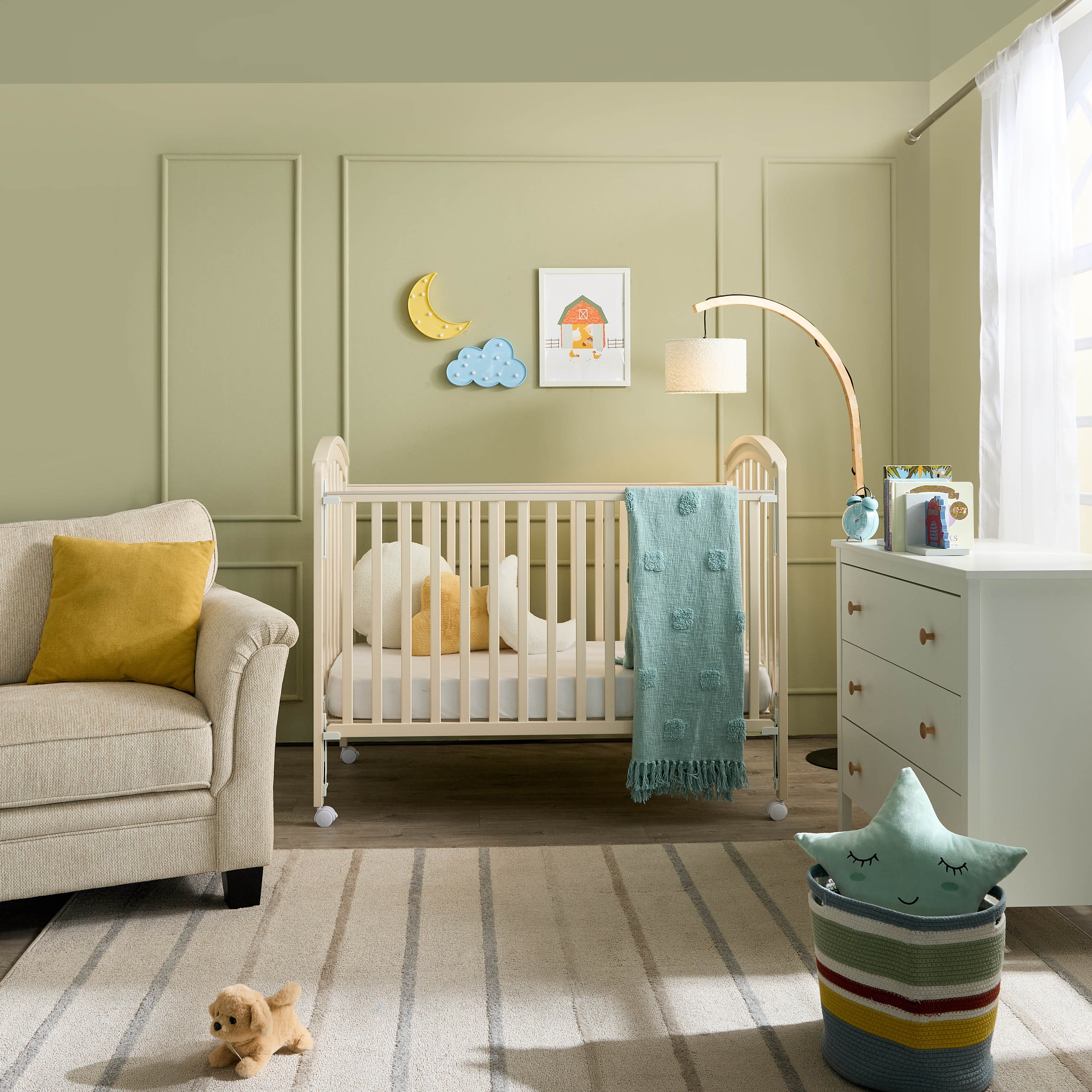 Juniors Capri Crib with Adjustable Height and Side Rails (Up to 3 years)-baby-nursery-furniture-cribsandbeds-babycribs-image-14