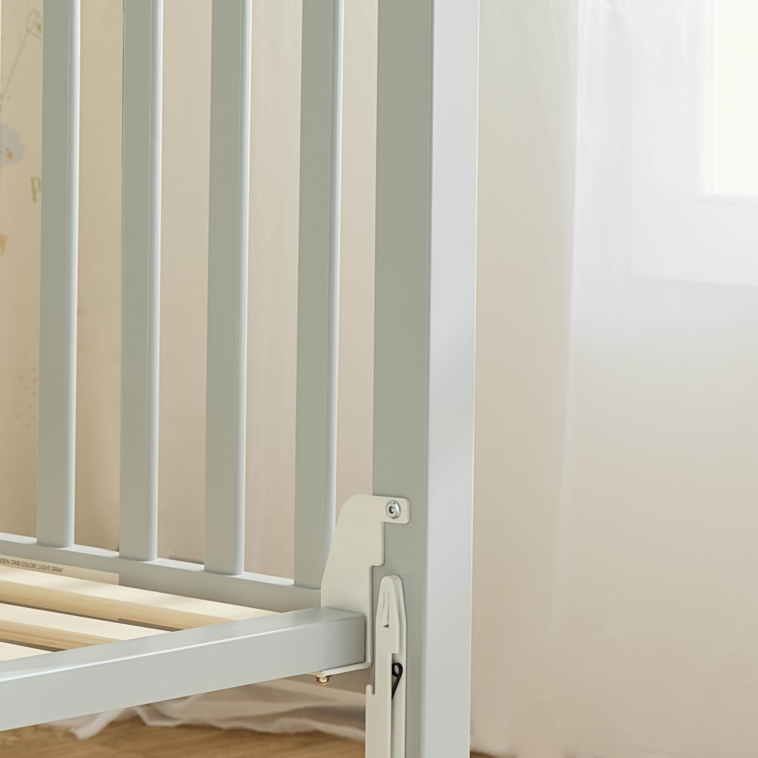 Magaret Crib with Adjustable Height (Up to 3 years)-baby-nursery-furniture-cribsandbeds-babycribs-image-11