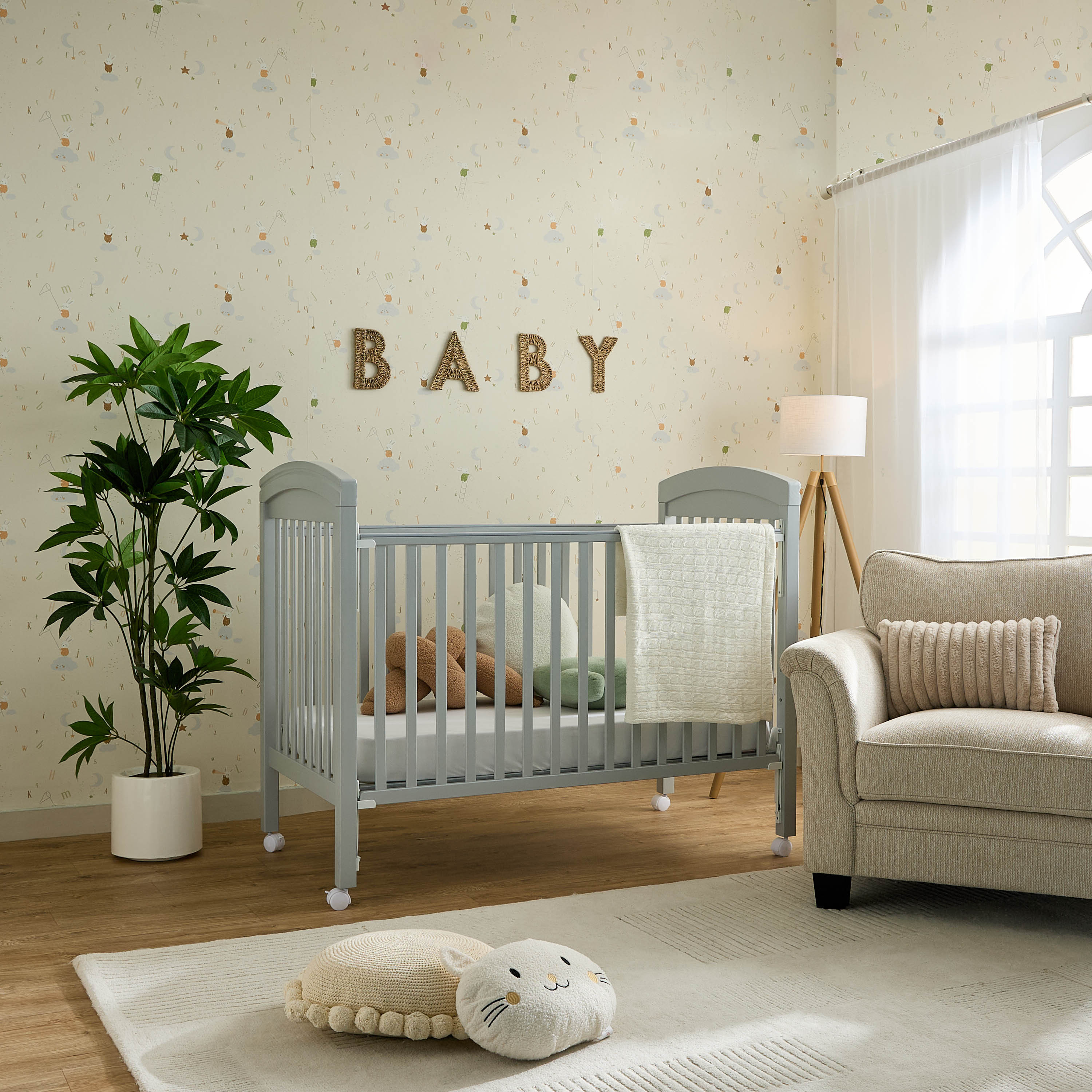 Magaret Crib with Adjustable Height (Up to 3 years)-baby-nursery-furniture-cribsandbeds-babycribs-image-12