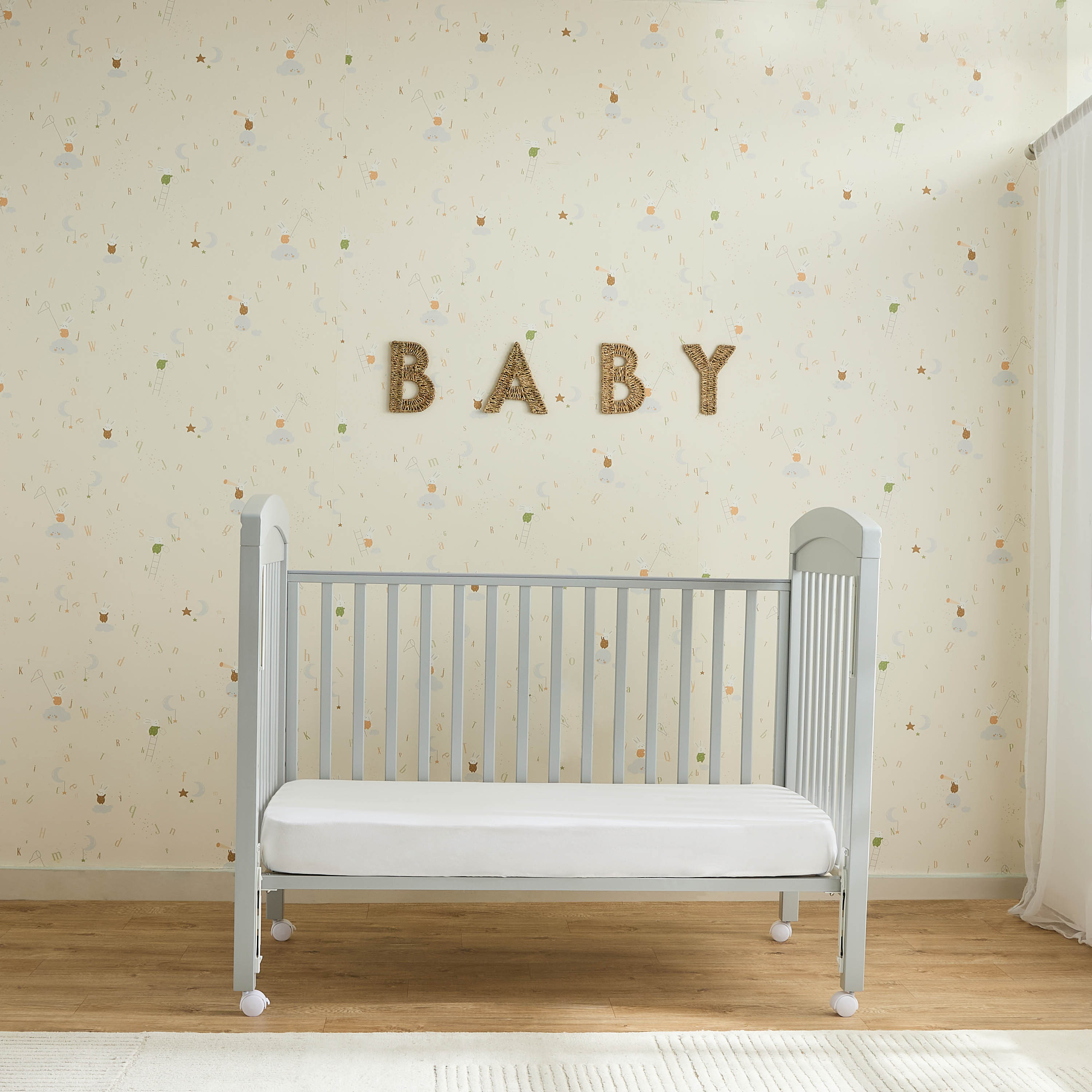 Magaret Crib with Adjustable Height (Up to 3 years)-baby-nursery-furniture-cribsandbeds-babycribs-image-5