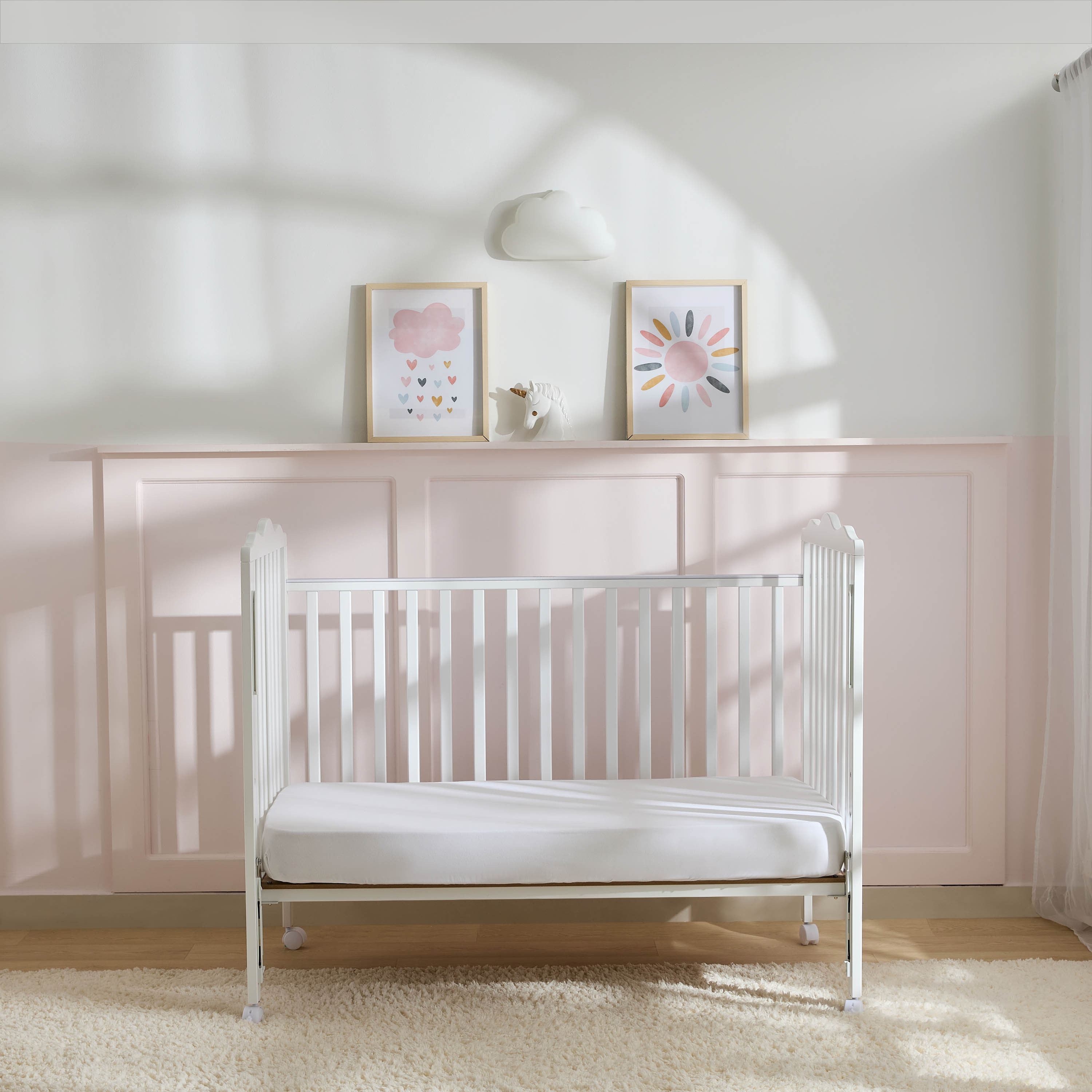 سرير أطفال بقضبان جانبية قابلة للتعديل كارتر من جونيورز - (حتى 3 سنوات)-baby-nursery-furniture-cribsandbeds-babycribs-image-10