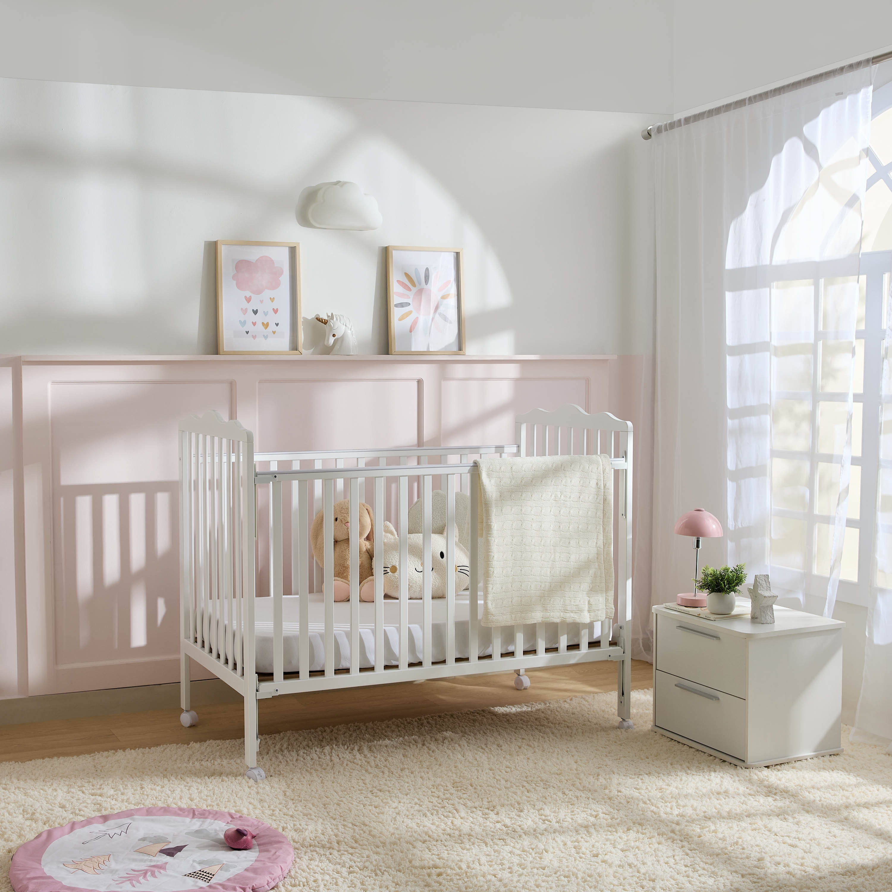 سرير أطفال بقضبان جانبية قابلة للتعديل كارتر من جونيورز - (حتى 3 سنوات)-baby-nursery-furniture-cribsandbeds-babycribs-image-13