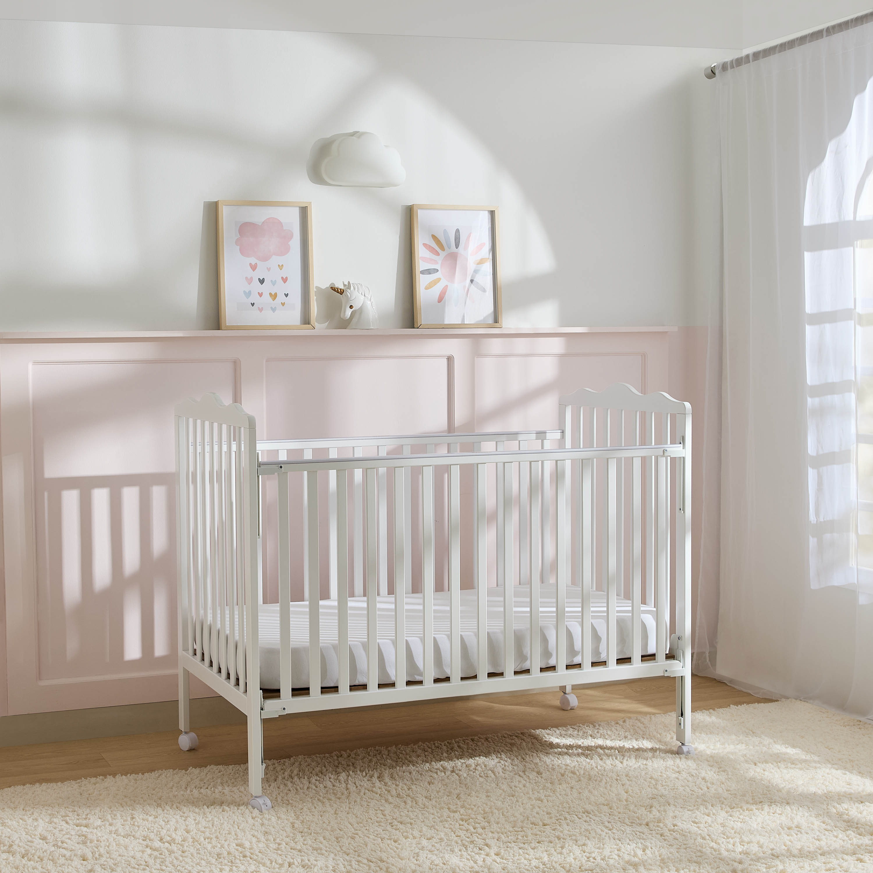 سرير أطفال بقضبان جانبية قابلة للتعديل كارتر من جونيورز - (حتى 3 سنوات)-baby-nursery-furniture-cribsandbeds-babycribs-image-2