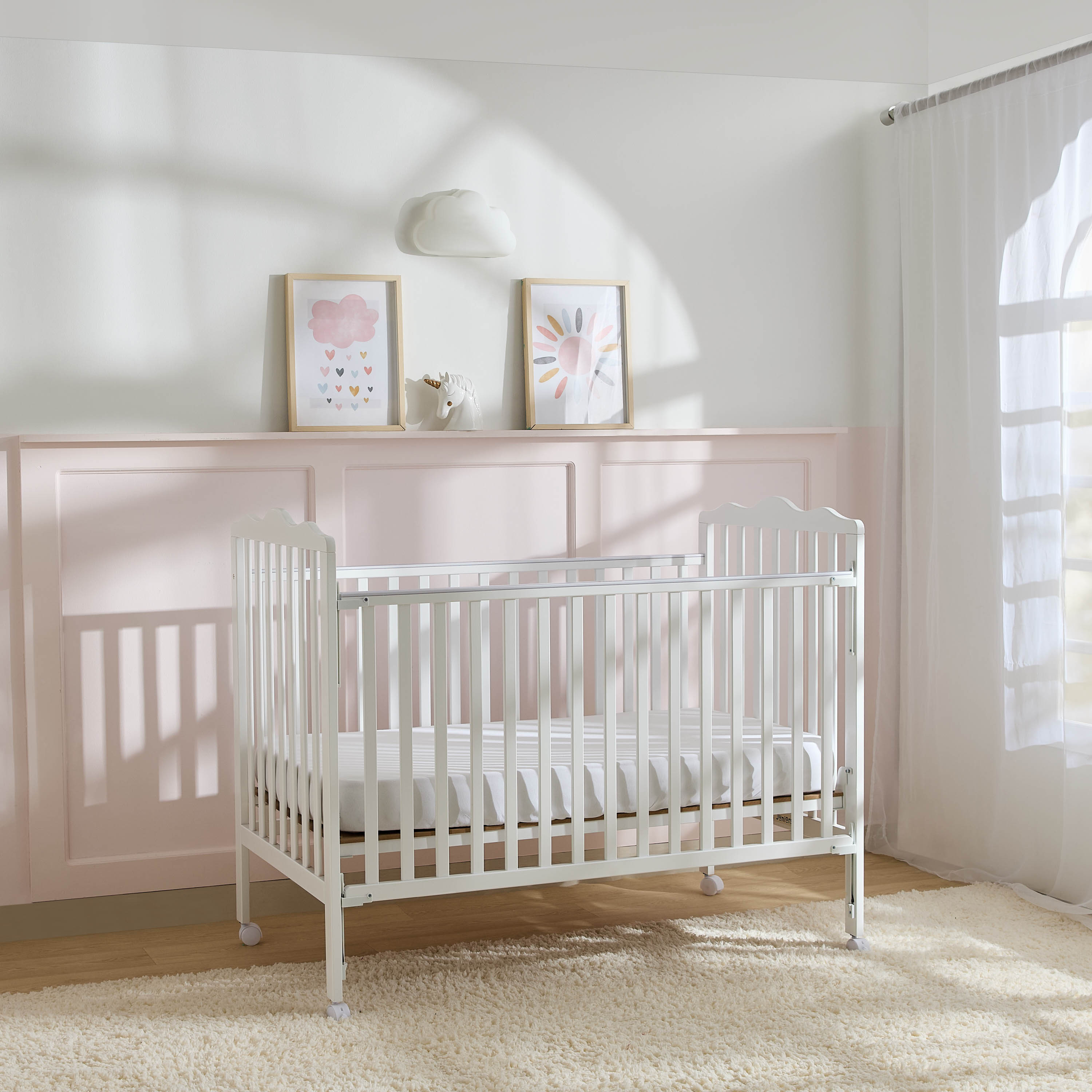 سرير أطفال بقضبان جانبية قابلة للتعديل كارتر من جونيورز - (حتى 3 سنوات)-baby-nursery-furniture-cribsandbeds-babycribs-image-3