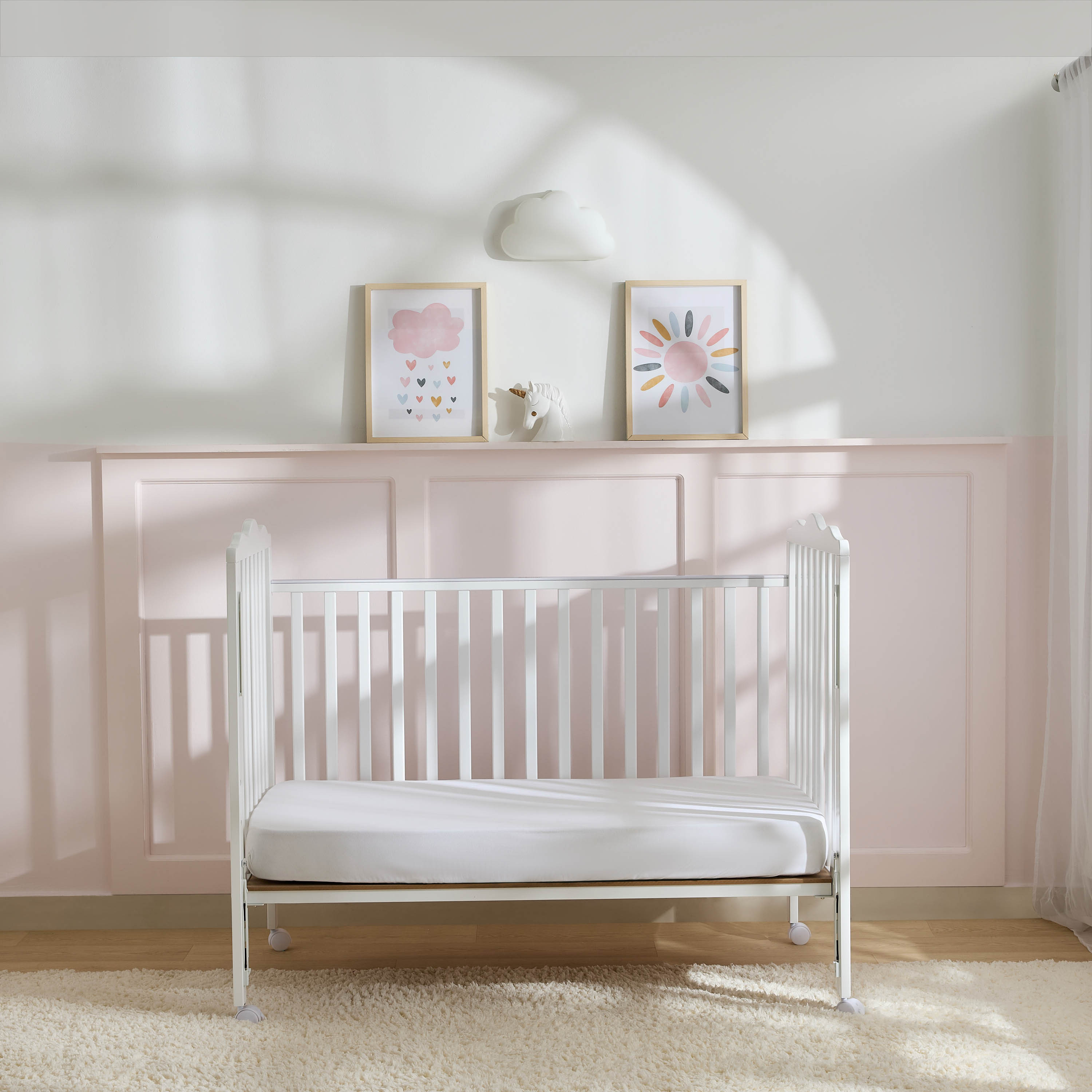 سرير أطفال بقضبان جانبية قابلة للتعديل كارتر من جونيورز - (حتى 3 سنوات)-baby-nursery-furniture-cribsandbeds-babycribs-image-5