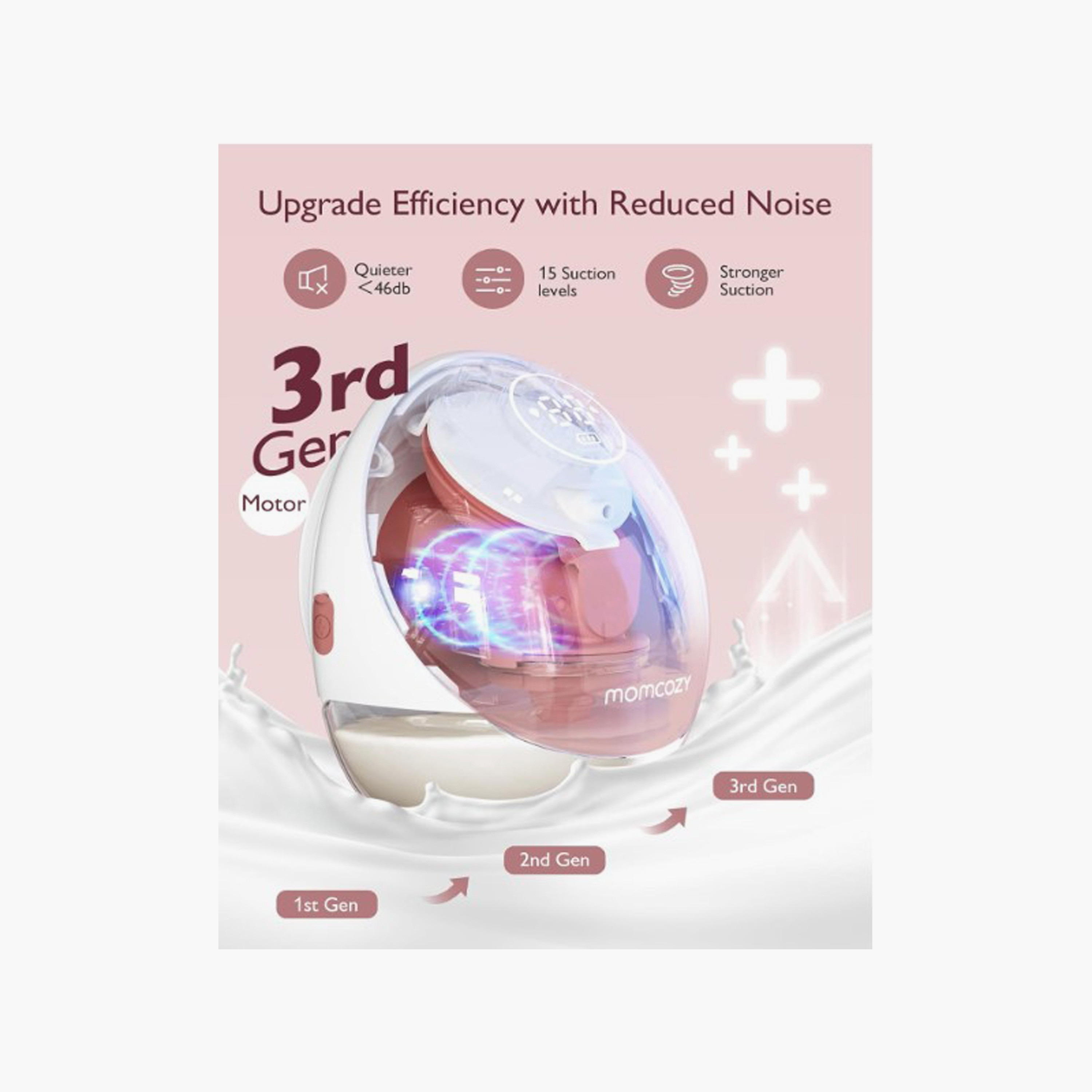 Momcozy M9 Mobile Flow Breast Pump-baby-feeding-breastfeedingandcare-image-2