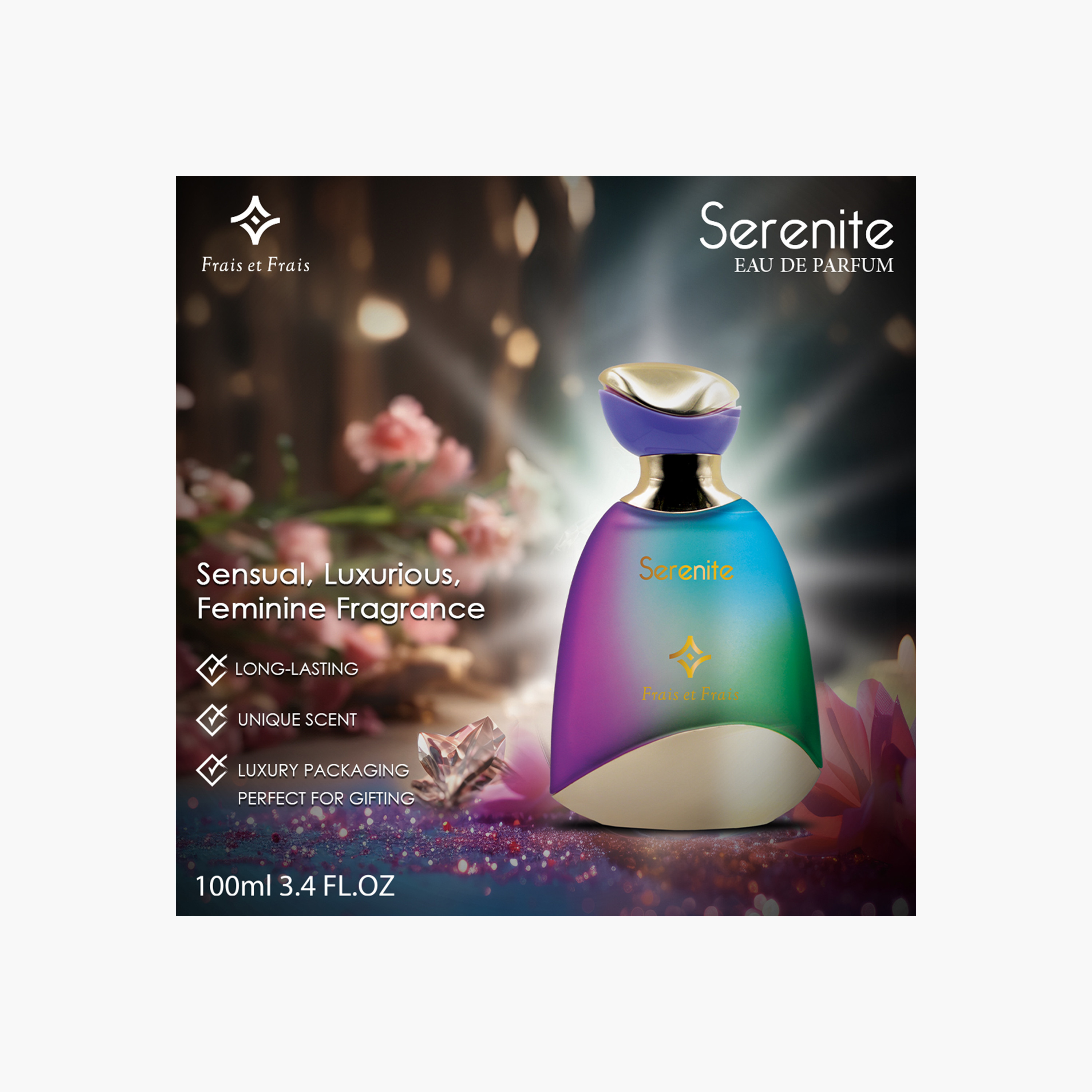Frais Et Frais Serenite Eau de Parfum for Women - 100 ml-beautyandpersonalcare-fragrance-women-image-1