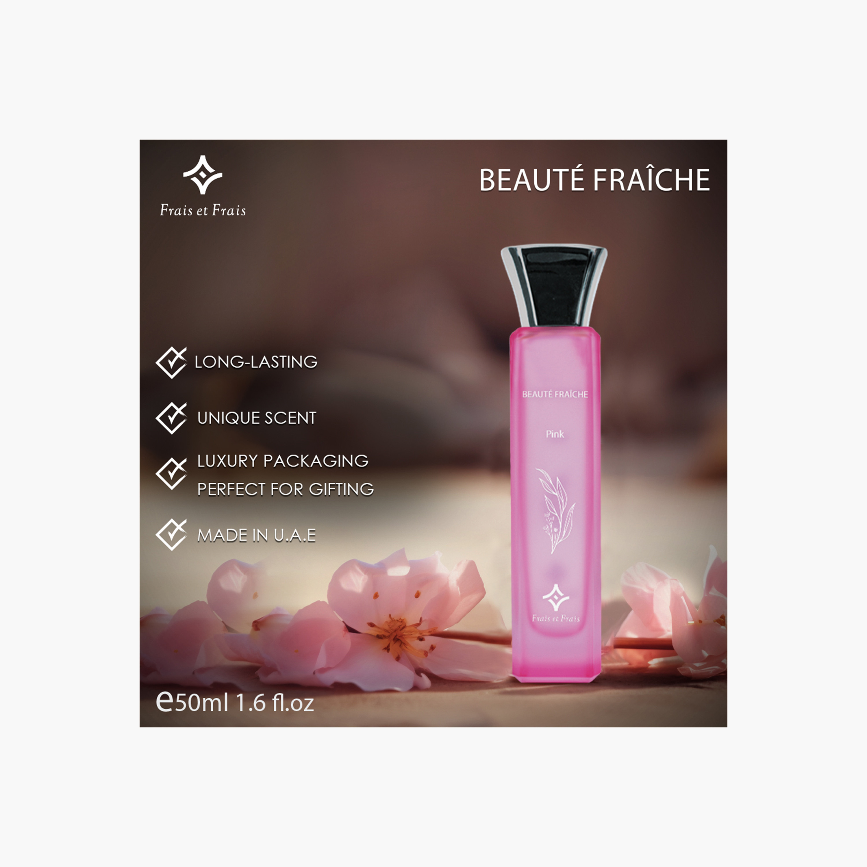 Frais Et Frais Beaute Fraiche Pink Eau de Parfum - 50 ml-beautyandpersonalcare-fragrance-unisex-image-3