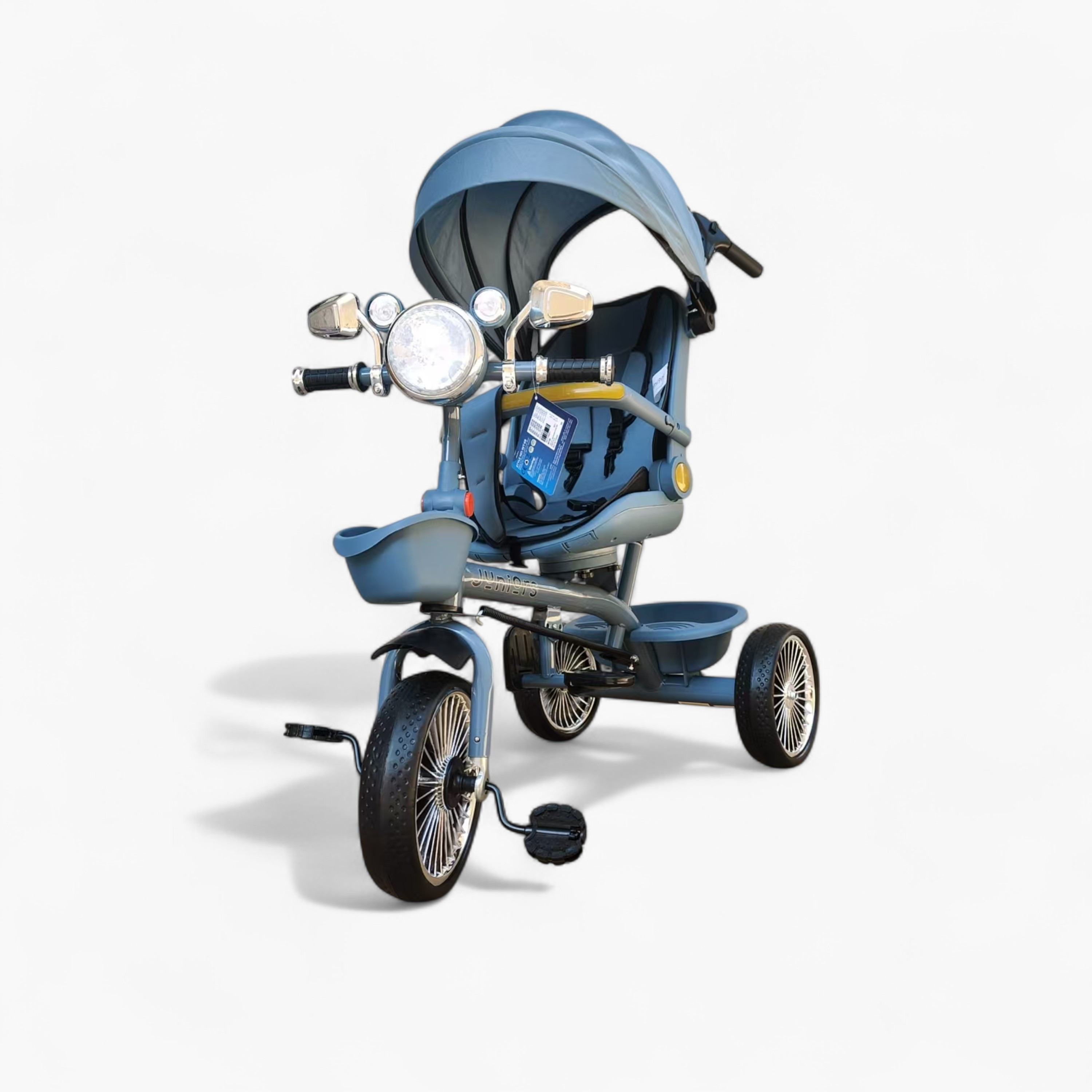 Juniors Tricycle with Handlebar and Canopy-toys-outdoor-bikesandrideons-trikes-image-2