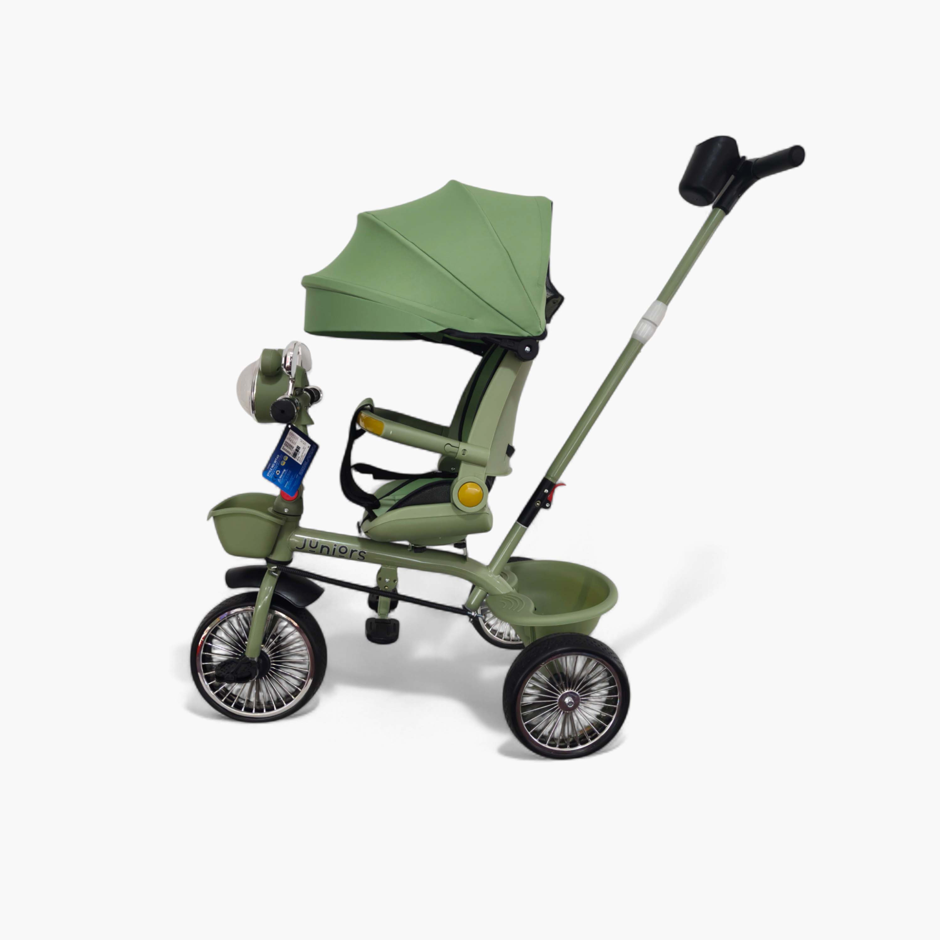 دراجة ثلاثية مع مقود وغطاء من جونيورز-toys-outdoor-bikesandrideons-trikes-image-2