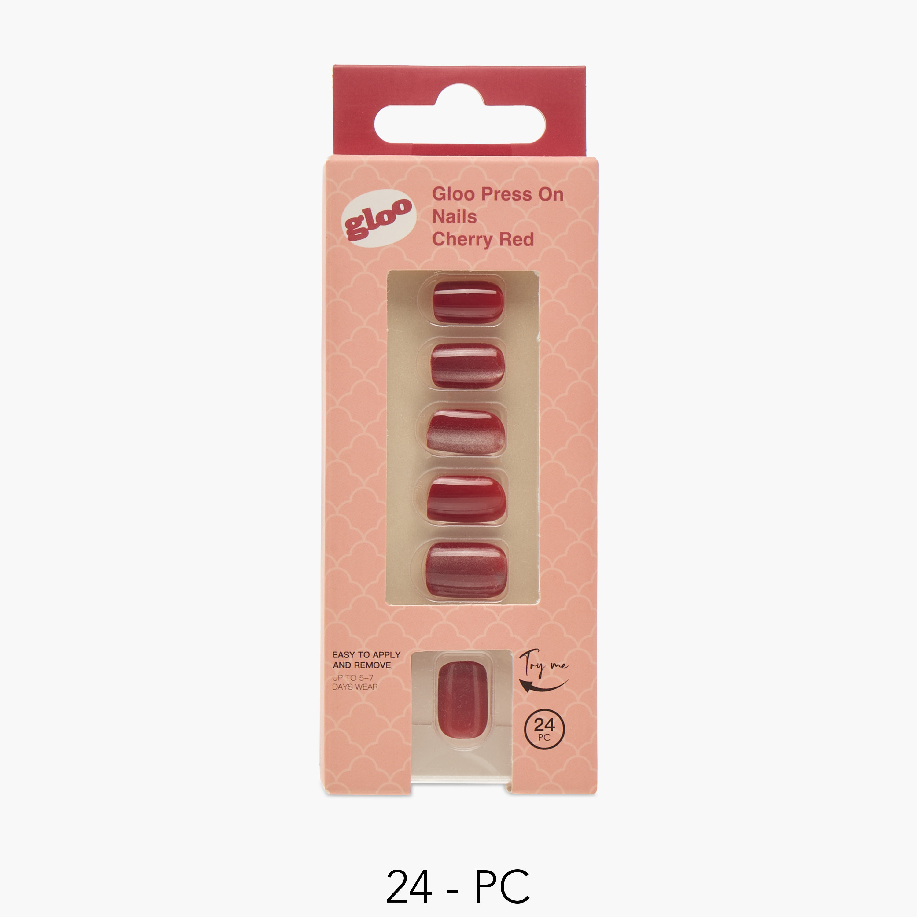 GLOO 24-Piece Press-On Nail Set with Nail File-beautyandpersonalcare-makeup-nails-artificialnails-image-1