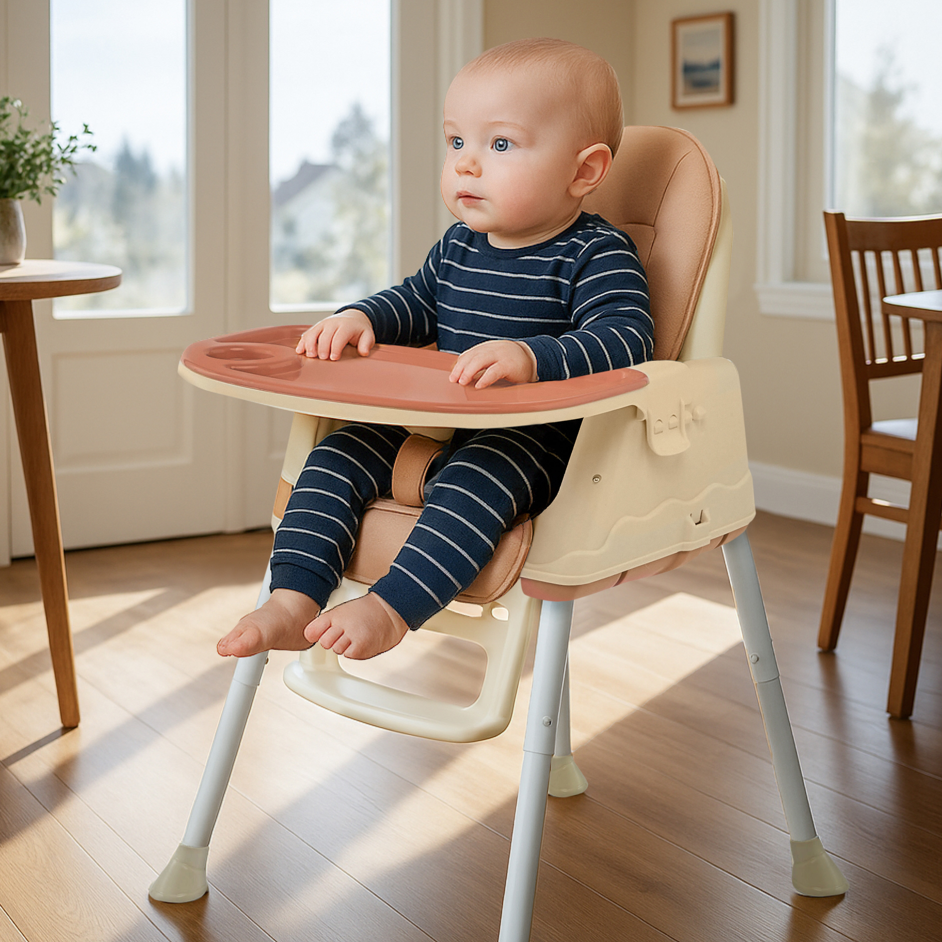 Little Bloomers Iris 4-in-1 Baby Highchair with Removable Tray-baby-feeding-highchairsandboosters-image-2