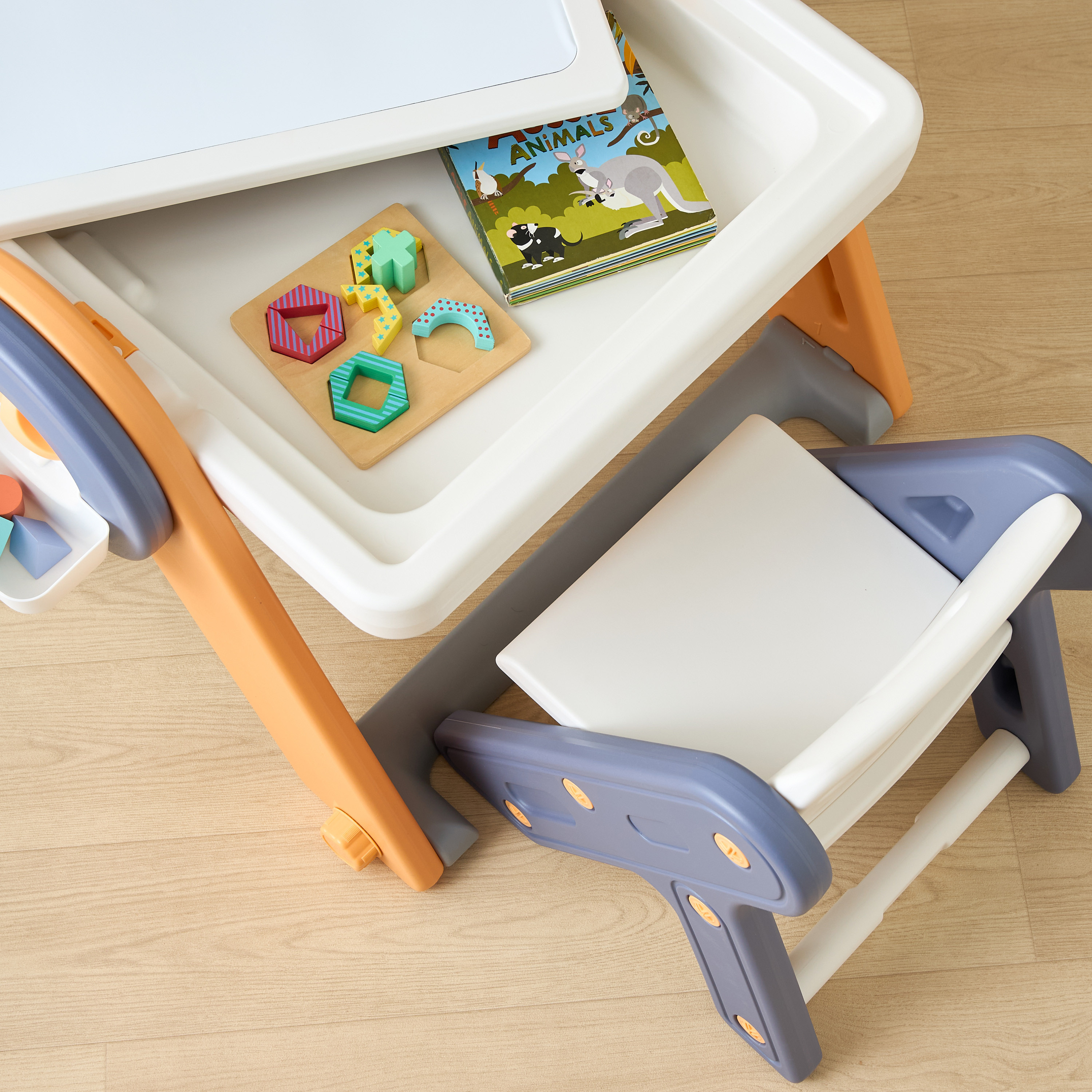 Little Bloomers 3-In-1 Multifunctional Block Table and Chair Set-baby-nursery-furniture-chairsandtables-image-11