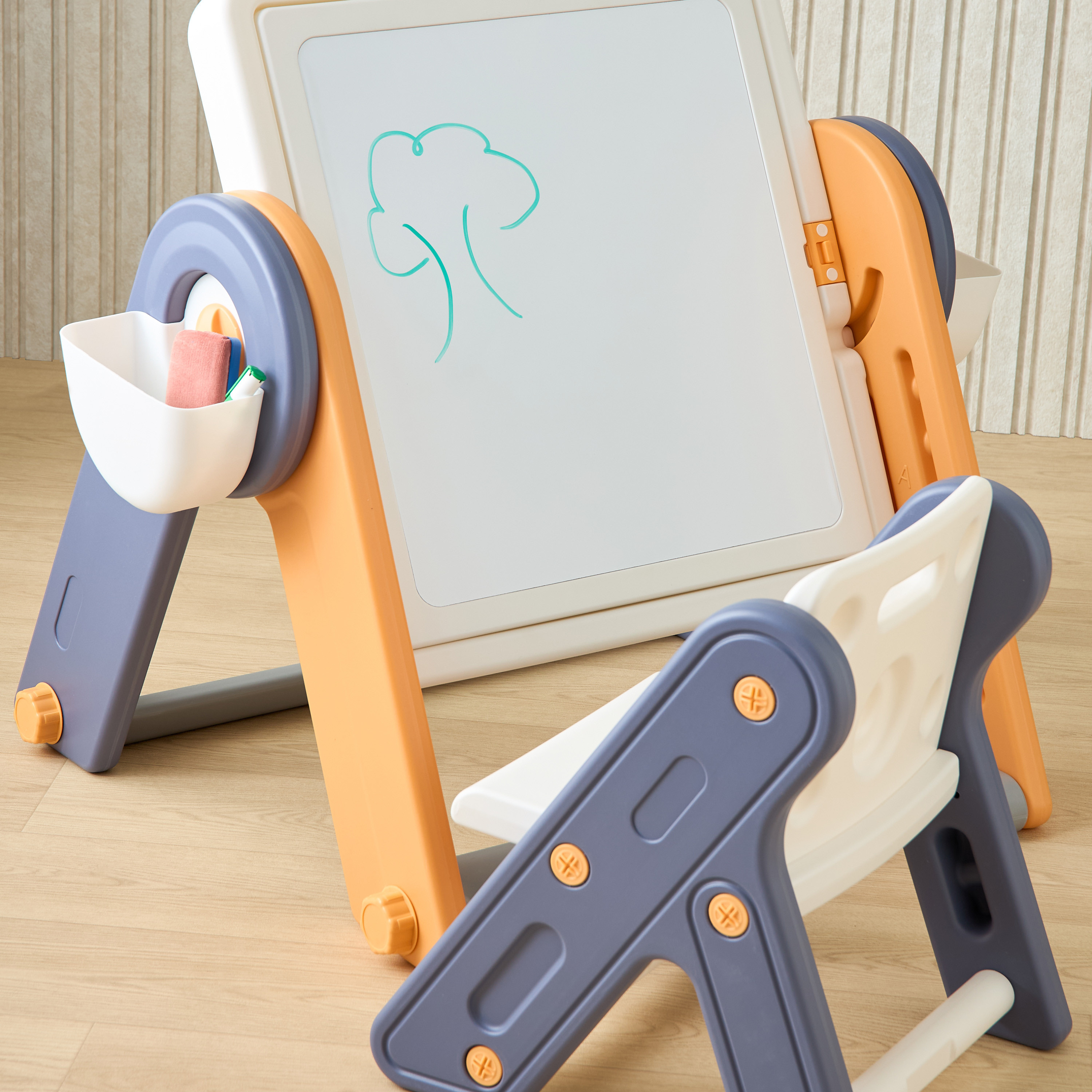 Little Bloomers 3-In-1 Multifunctional Block Table and Chair Set-baby-nursery-furniture-chairsandtables-image-12