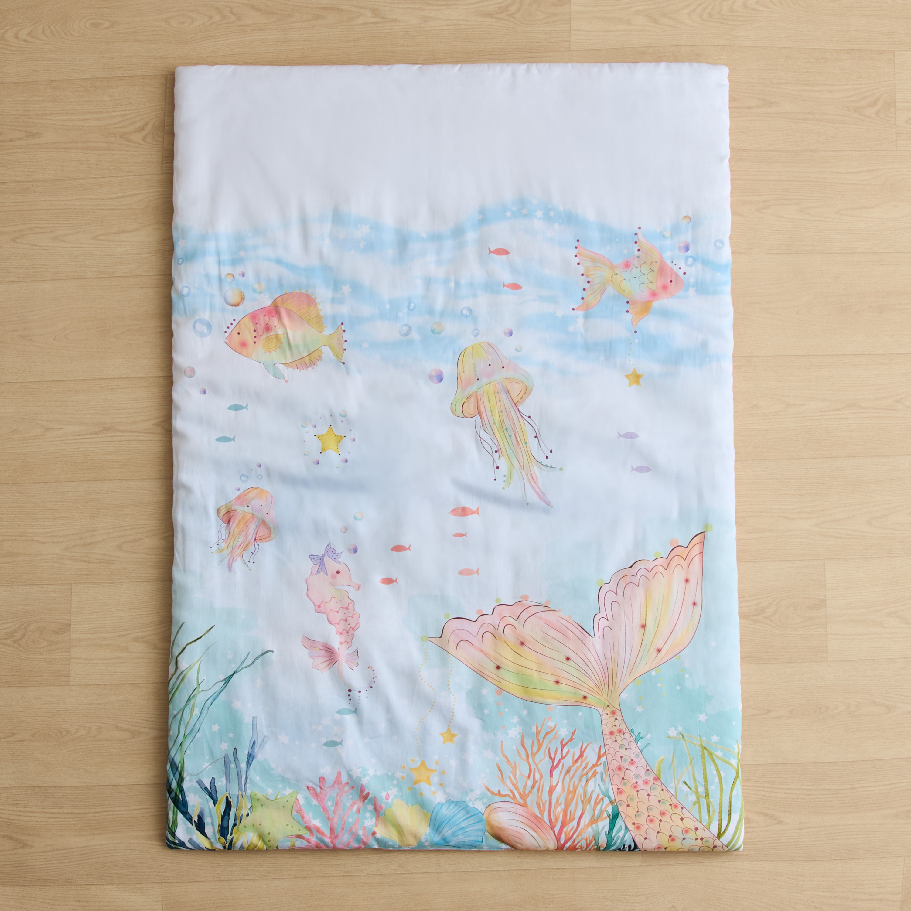 Fancy Fluff 2-Piece Underwater Print Bedding Set - 83x109 cm-baby-nursery-babybedding-image-2