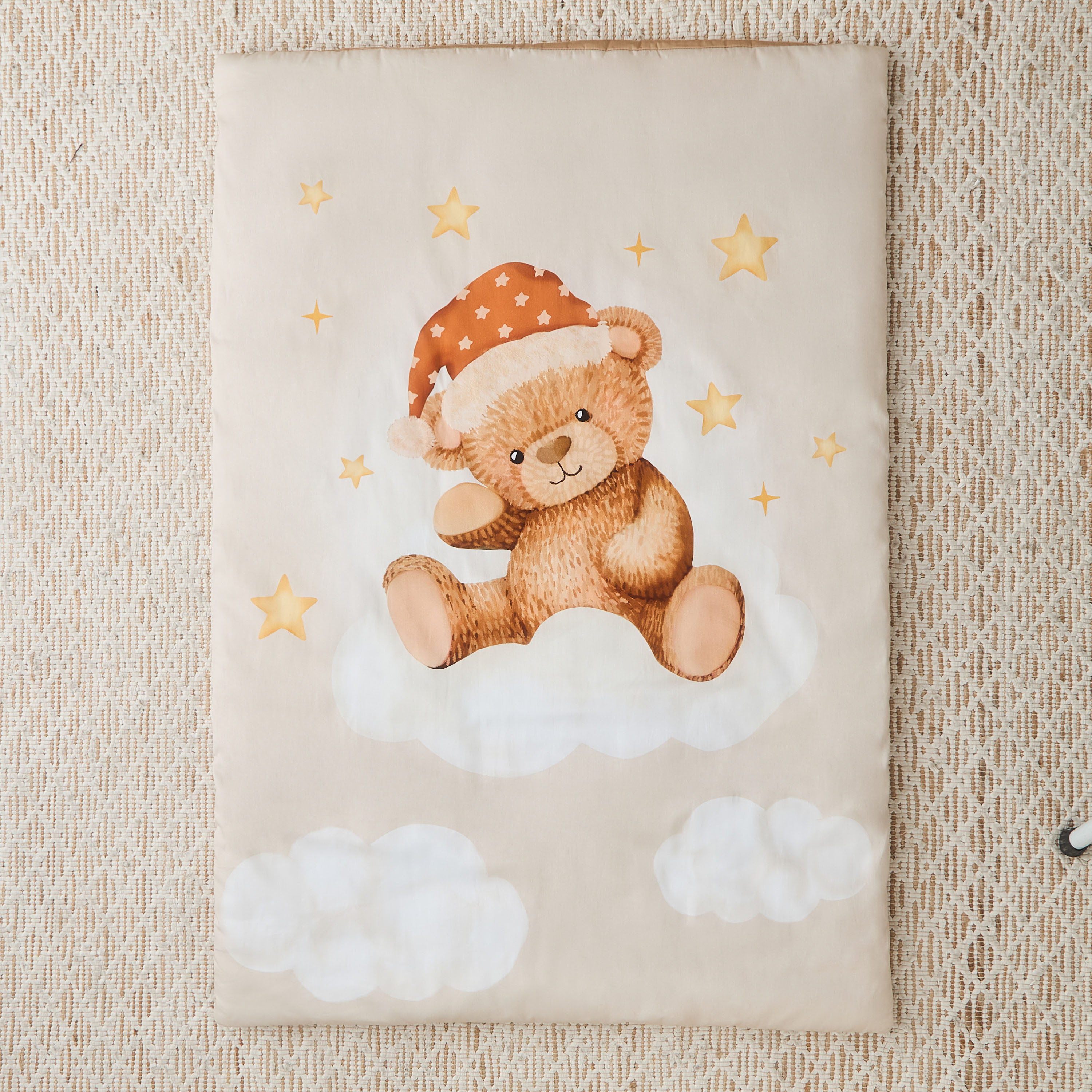Fancy Fluff 2-Piece Teddy Bear Print Bedding Set - 83x109 cm-baby-nursery-babybedding-image-2