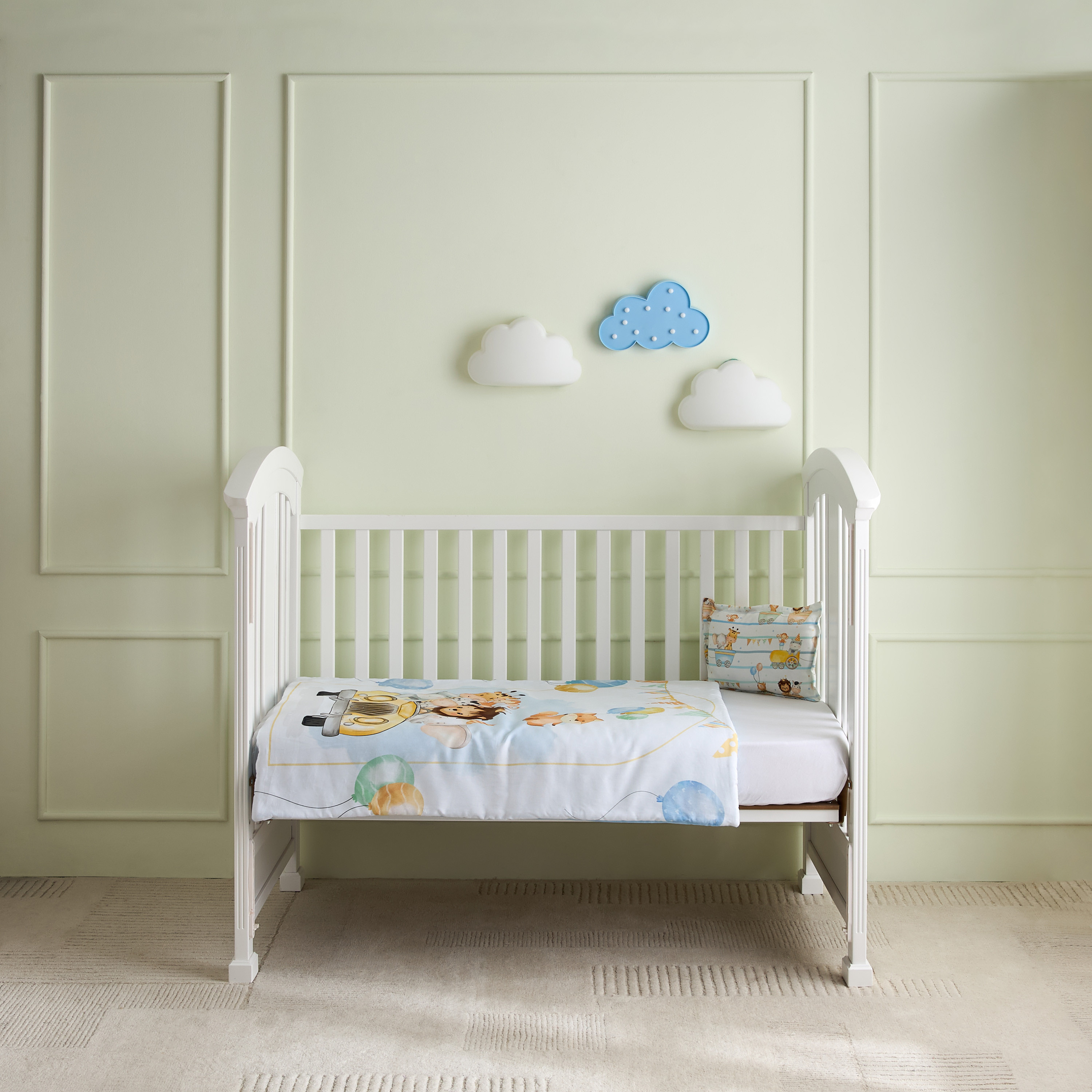 Fancy Fluff 2-Piece Wild Animals Print Bedding Set - 83x109 cm-baby-nursery-babybedding-image-4
