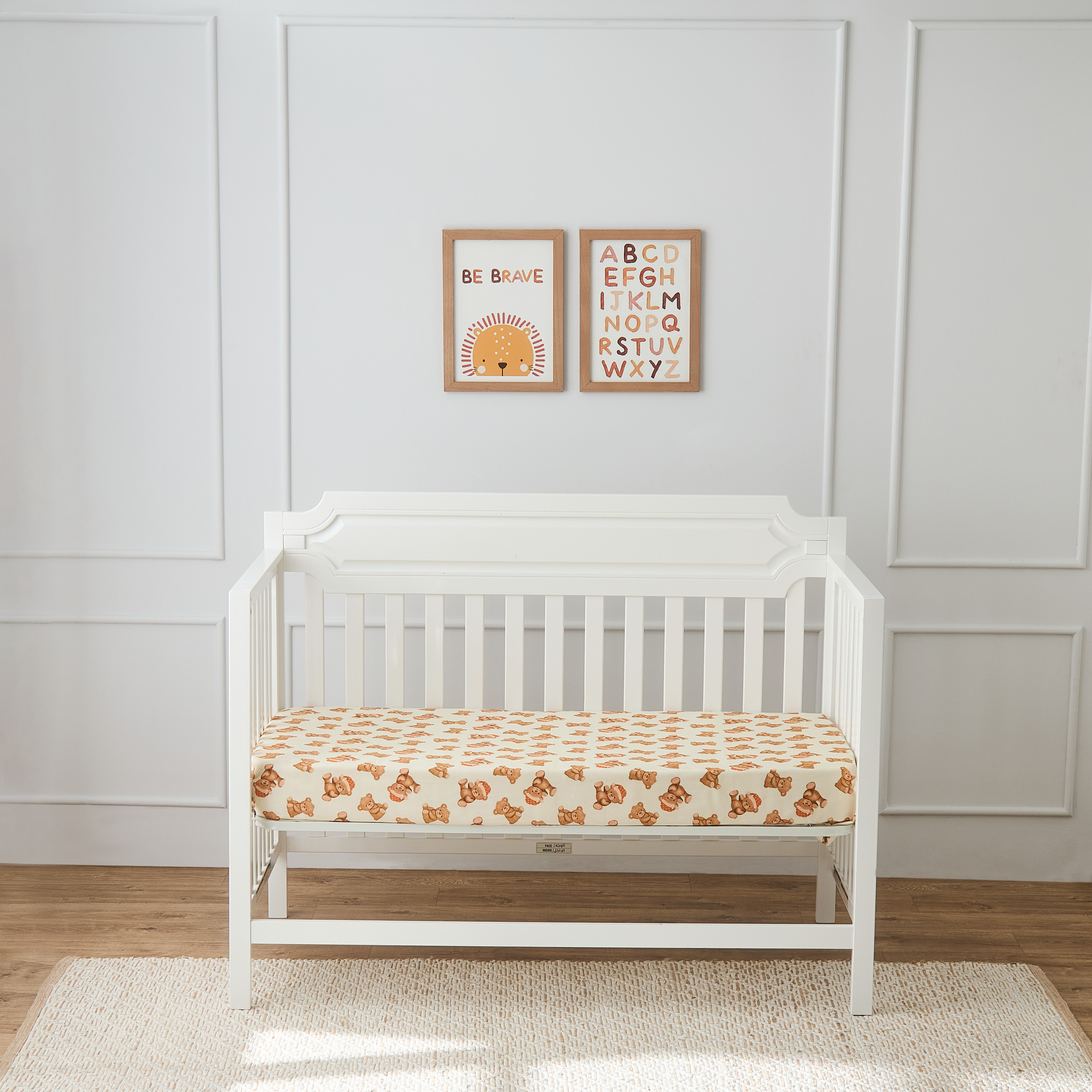 Fancy Fluff  Bear Print 4-Piece Comforter Set - 90x130 cm-baby-nursery-babybedding-image-6