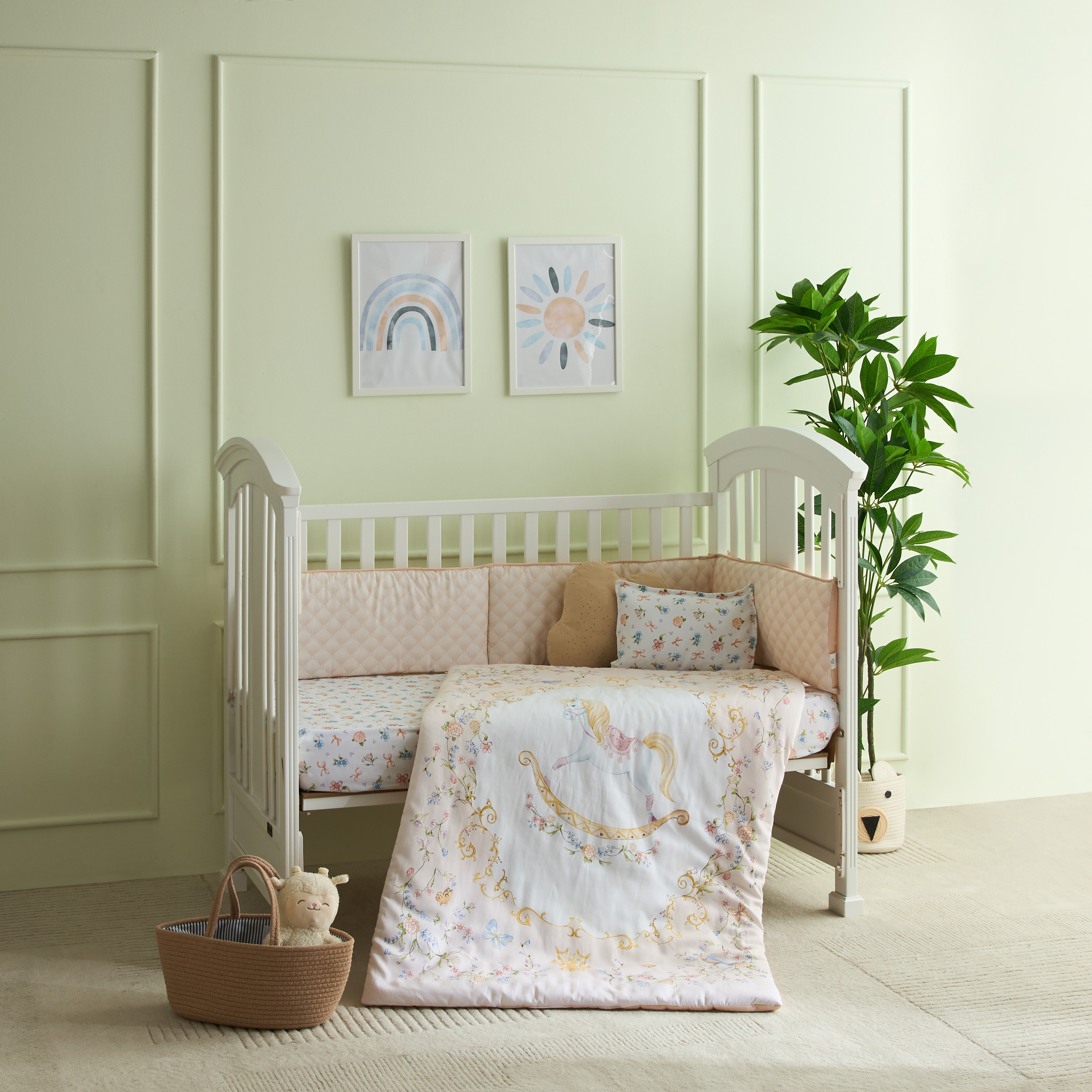 Fancy Fluff 4-Piece Printed Comforter Set - 90x130 cm-baby-nursery-babybedding-image-15