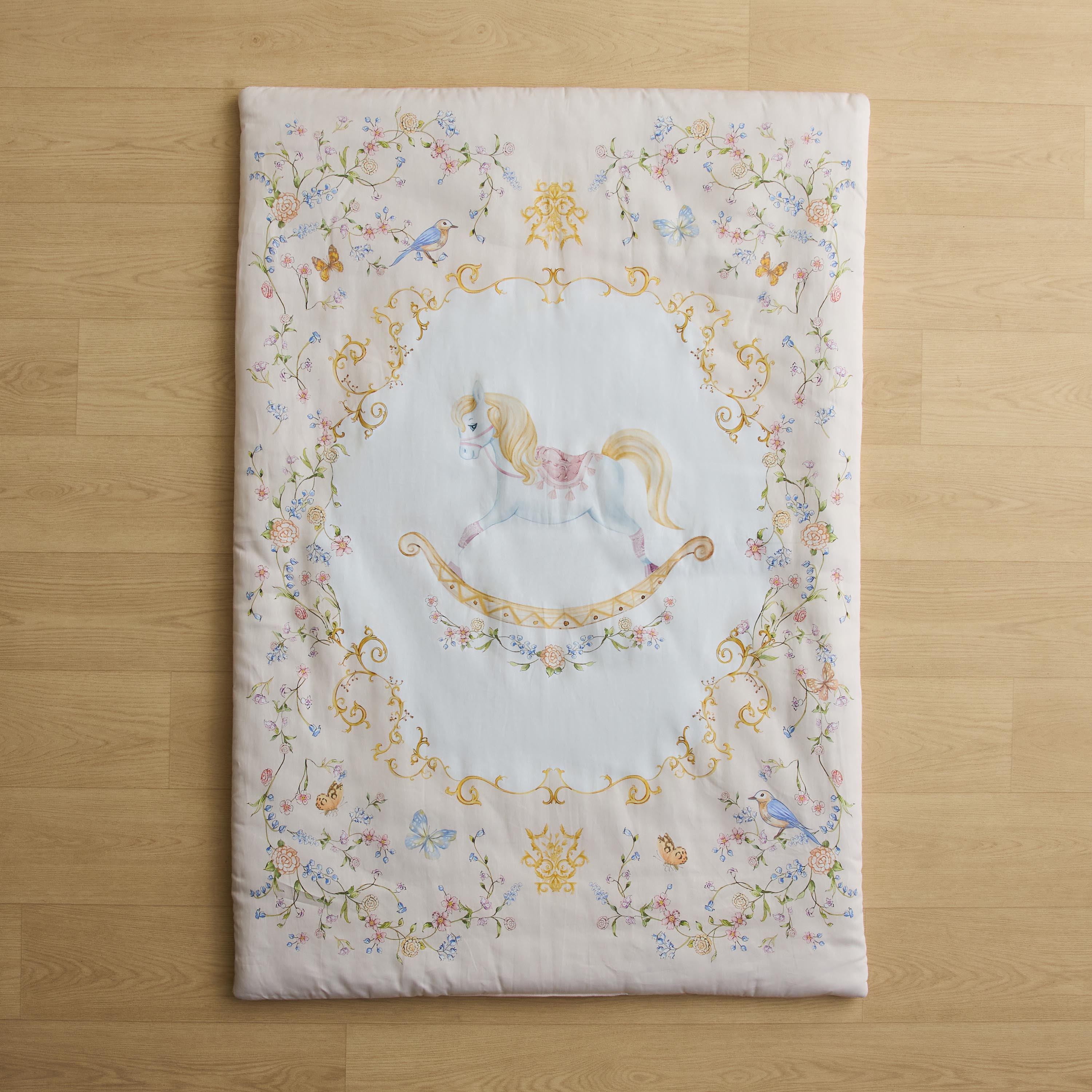 طقم لحاف بطبعات 4 قطع من فانسي فلاف - 90x130 سم-baby-nursery-babybedding-image-8