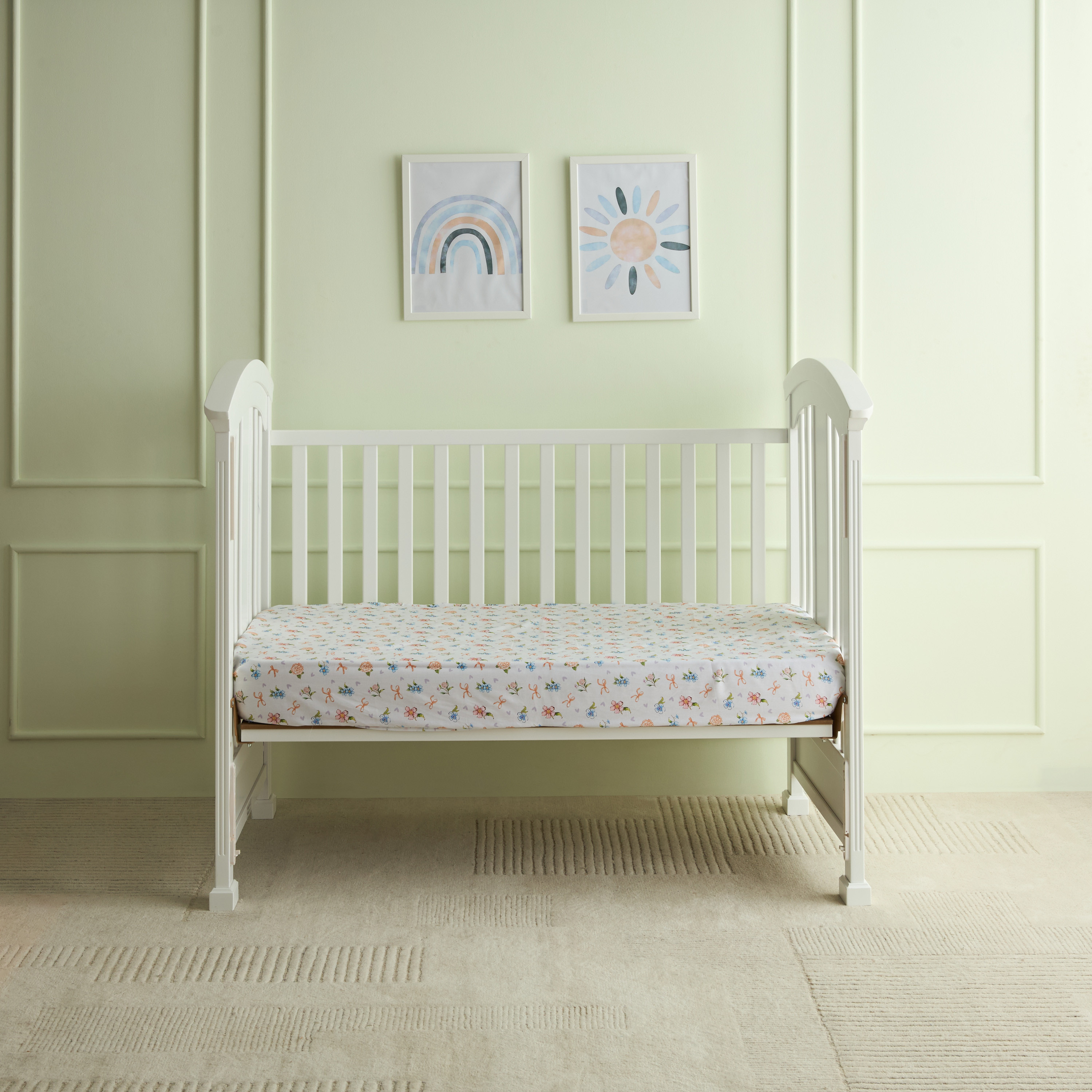 طقم لحاف بطبعات 4 قطع من فانسي فلاف - 90x130 سم-baby-nursery-babybedding-image-5