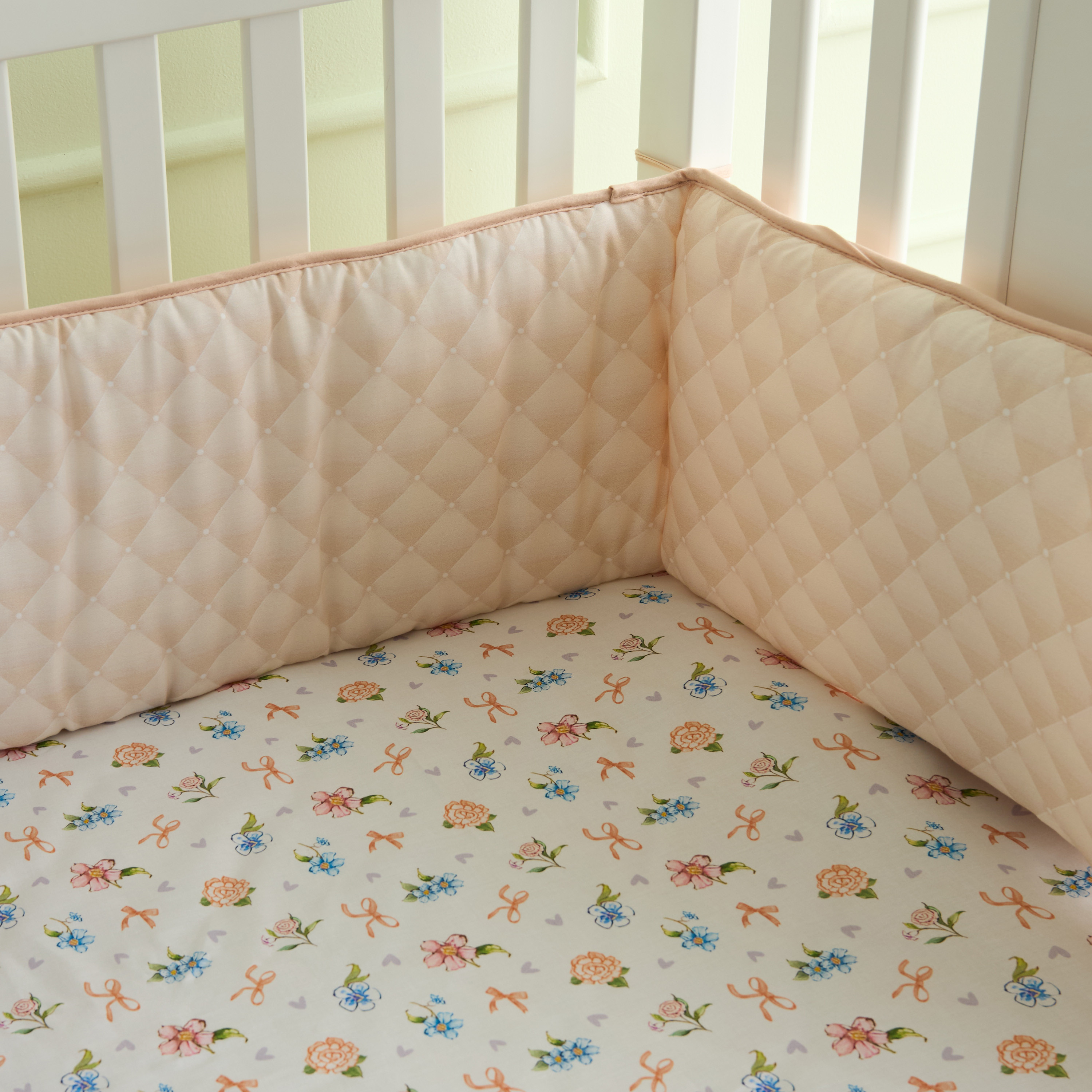طقم لحاف بطبعات 4 قطع من فانسي فلاف - 90x130 سم-baby-nursery-babybedding-image-4